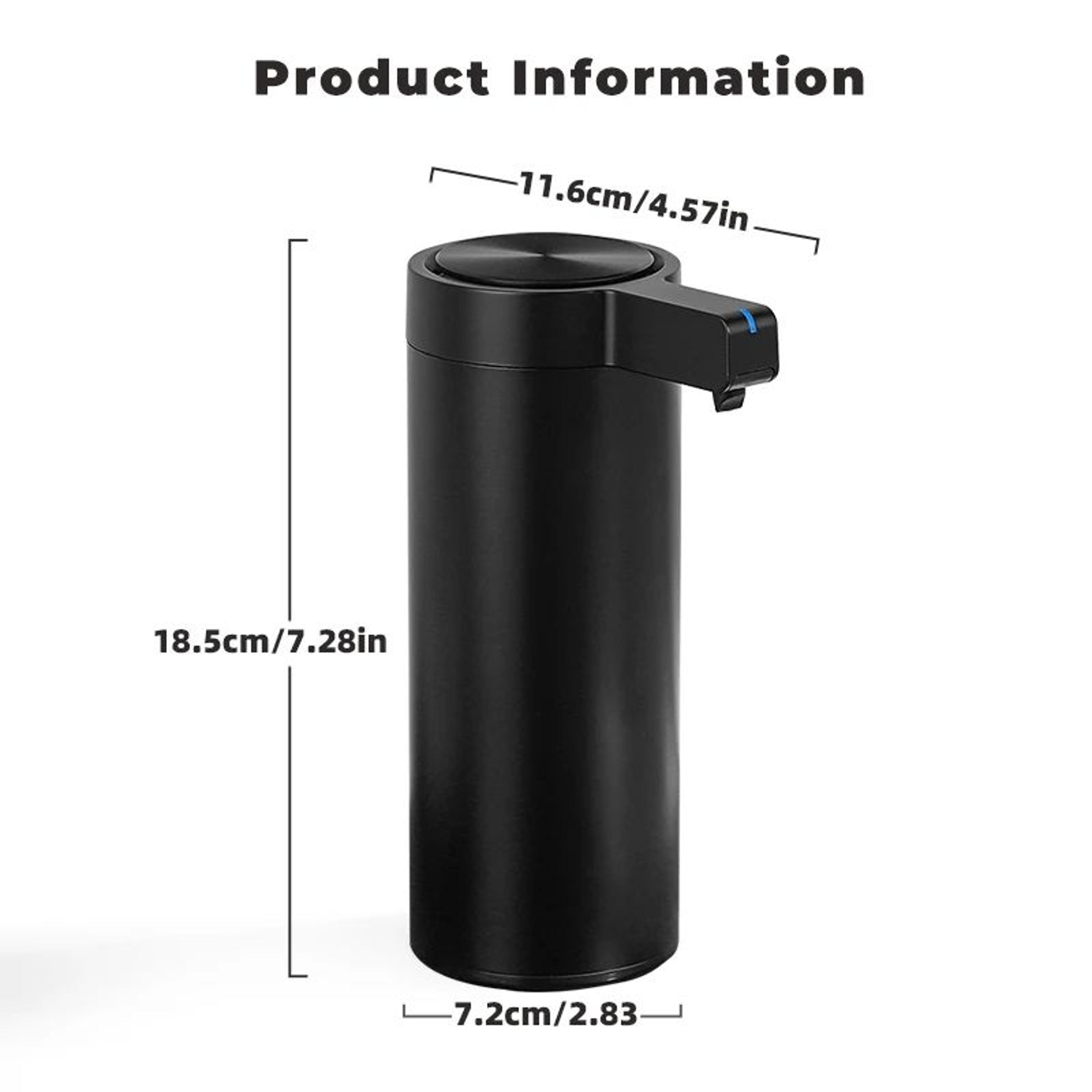 270ml Automatic Sensor Soap Dispenser With Stainless Steel Body 5