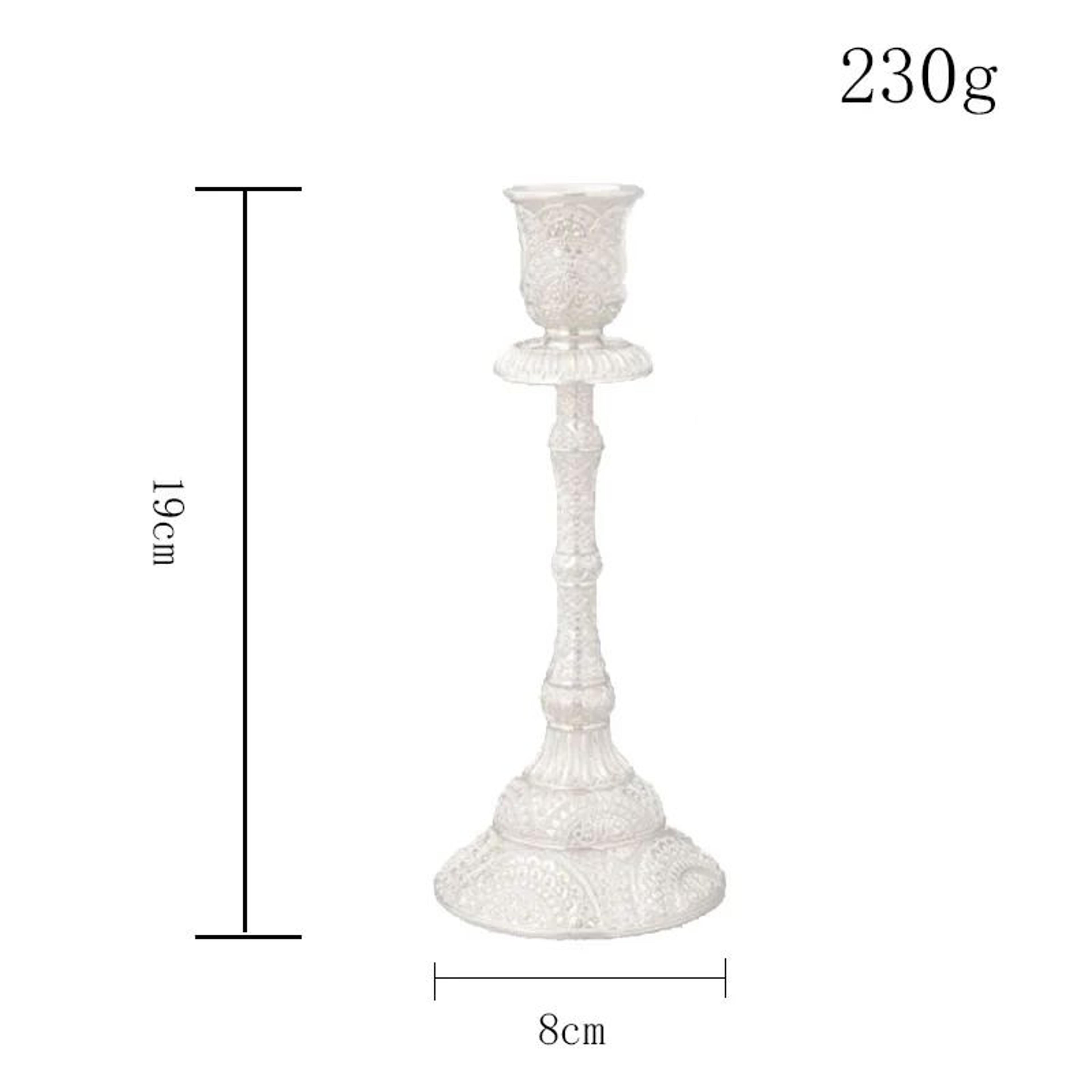2 Piece Metal Candle Holder Set For Wedding And Home Decor 23