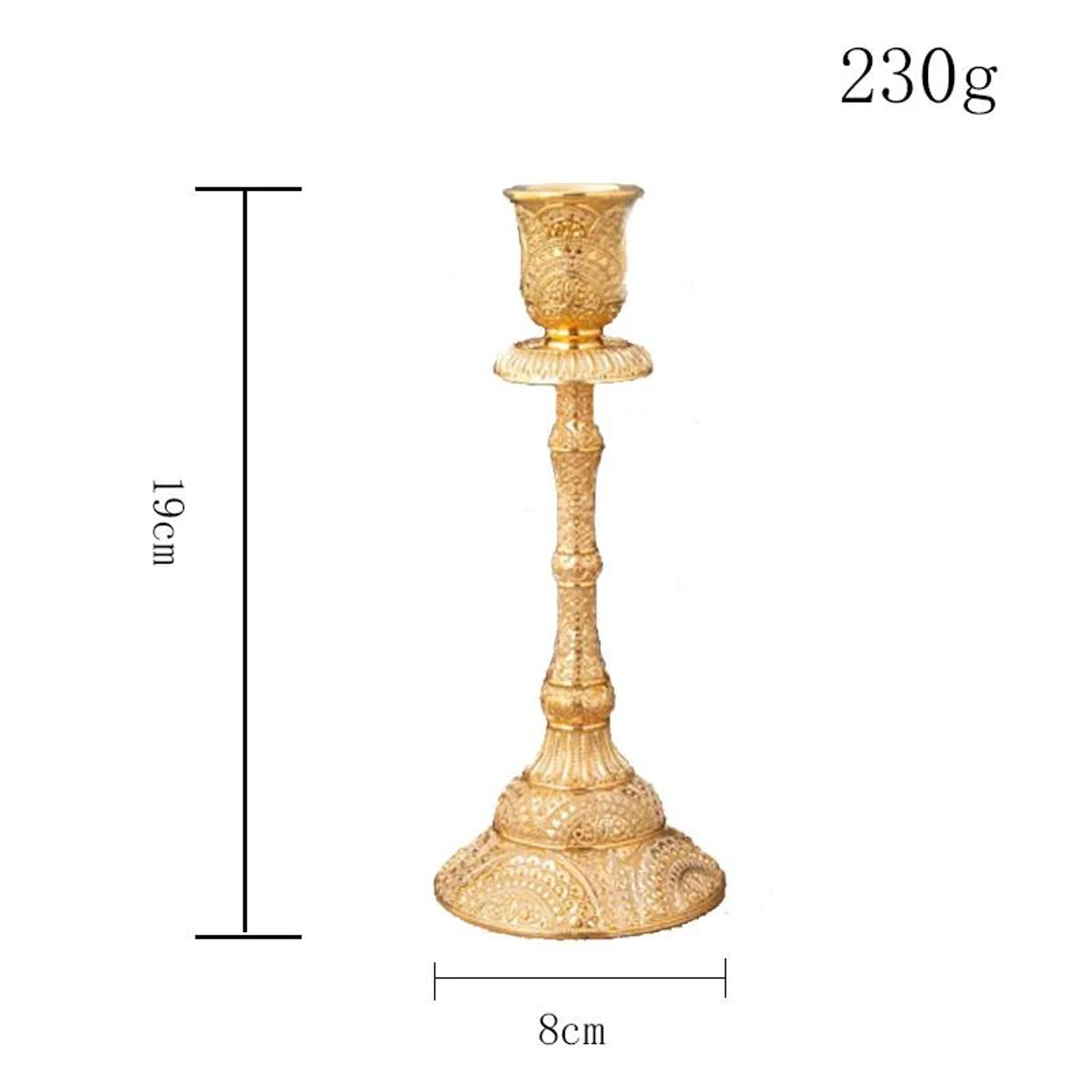 2 Piece Metal Candle Holder Set For Wedding And Home Decor 24