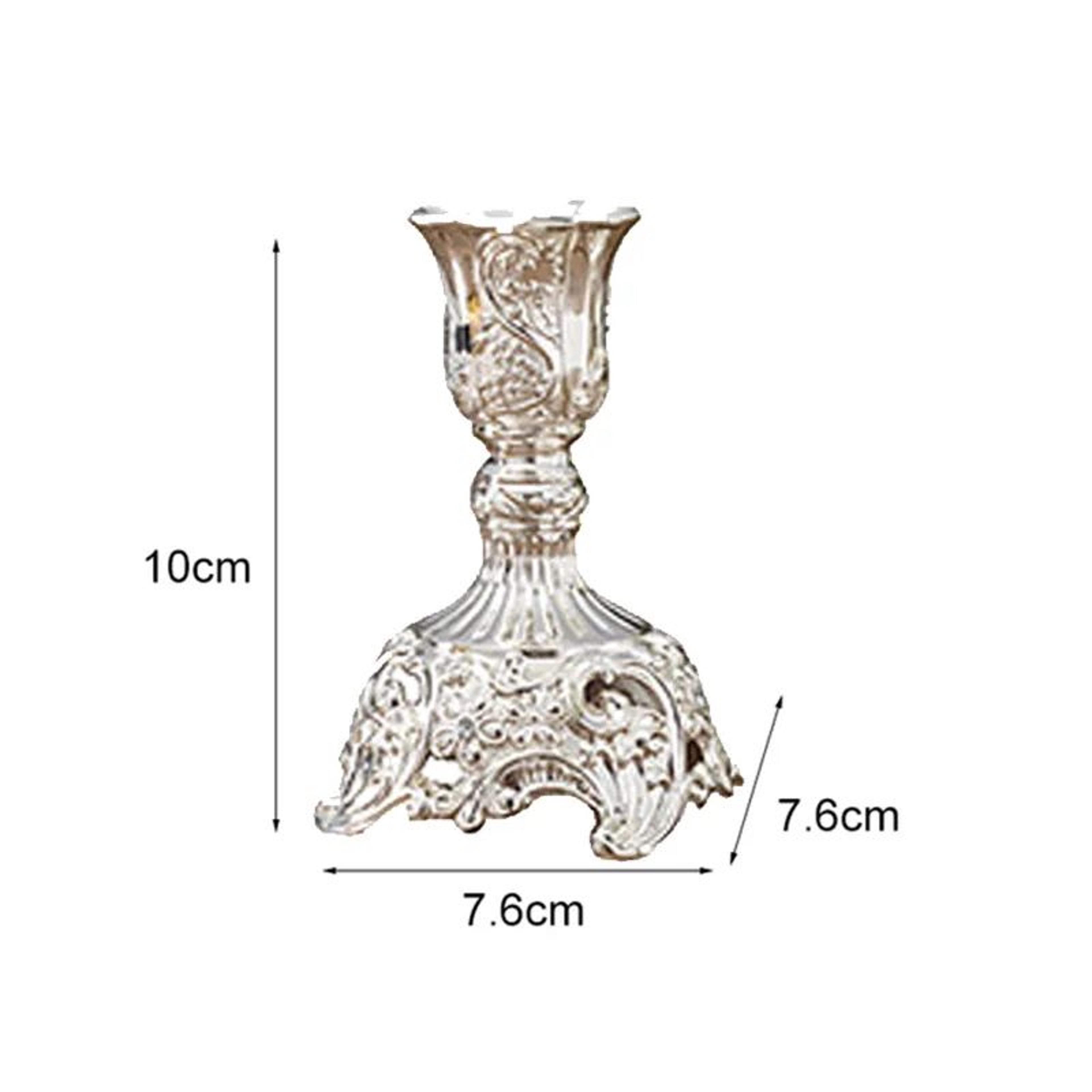 2 Piece Metal Candle Holder Set For Wedding And Home Decor 14