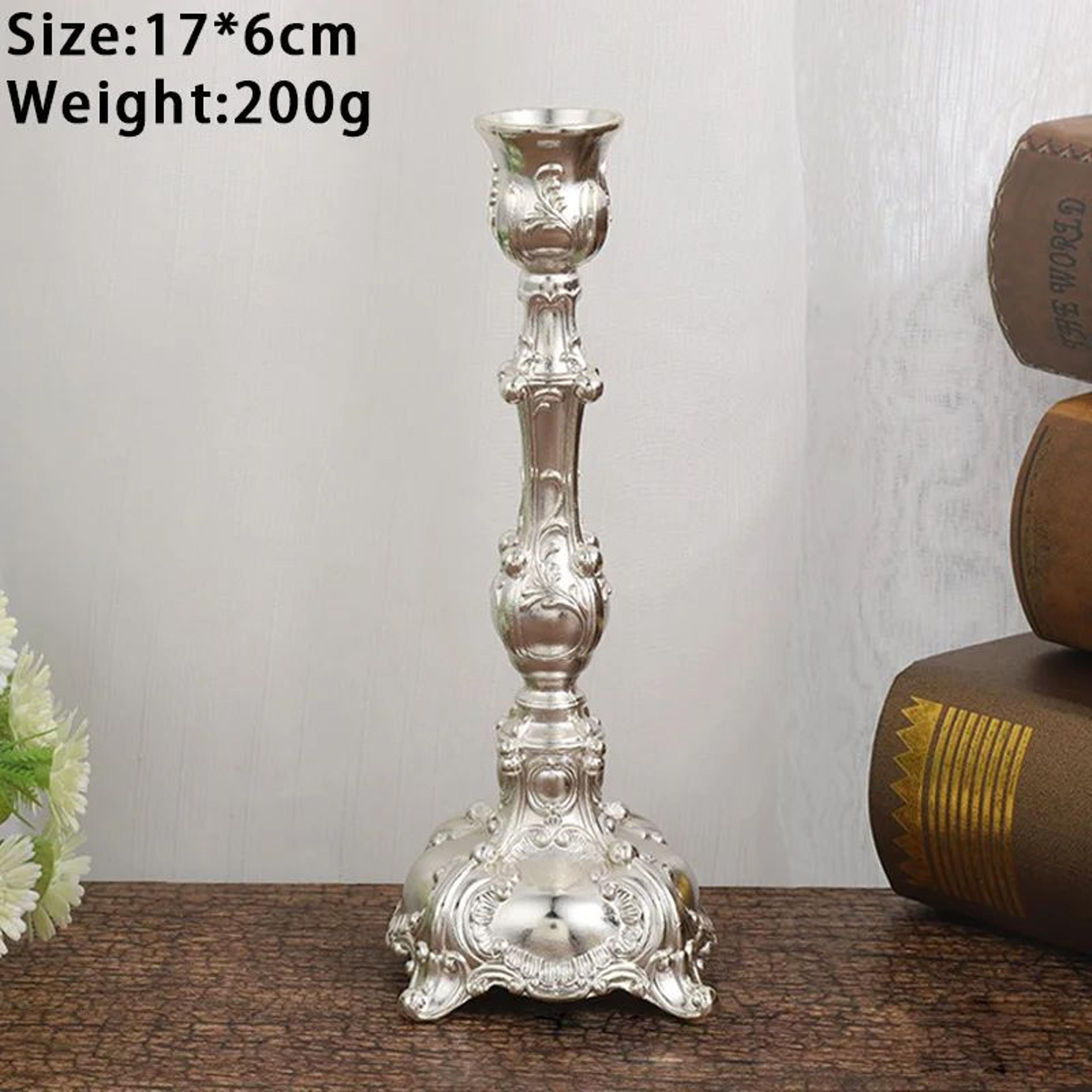 2 Piece Metal Candle Holder Set For Wedding And Home Decor 19