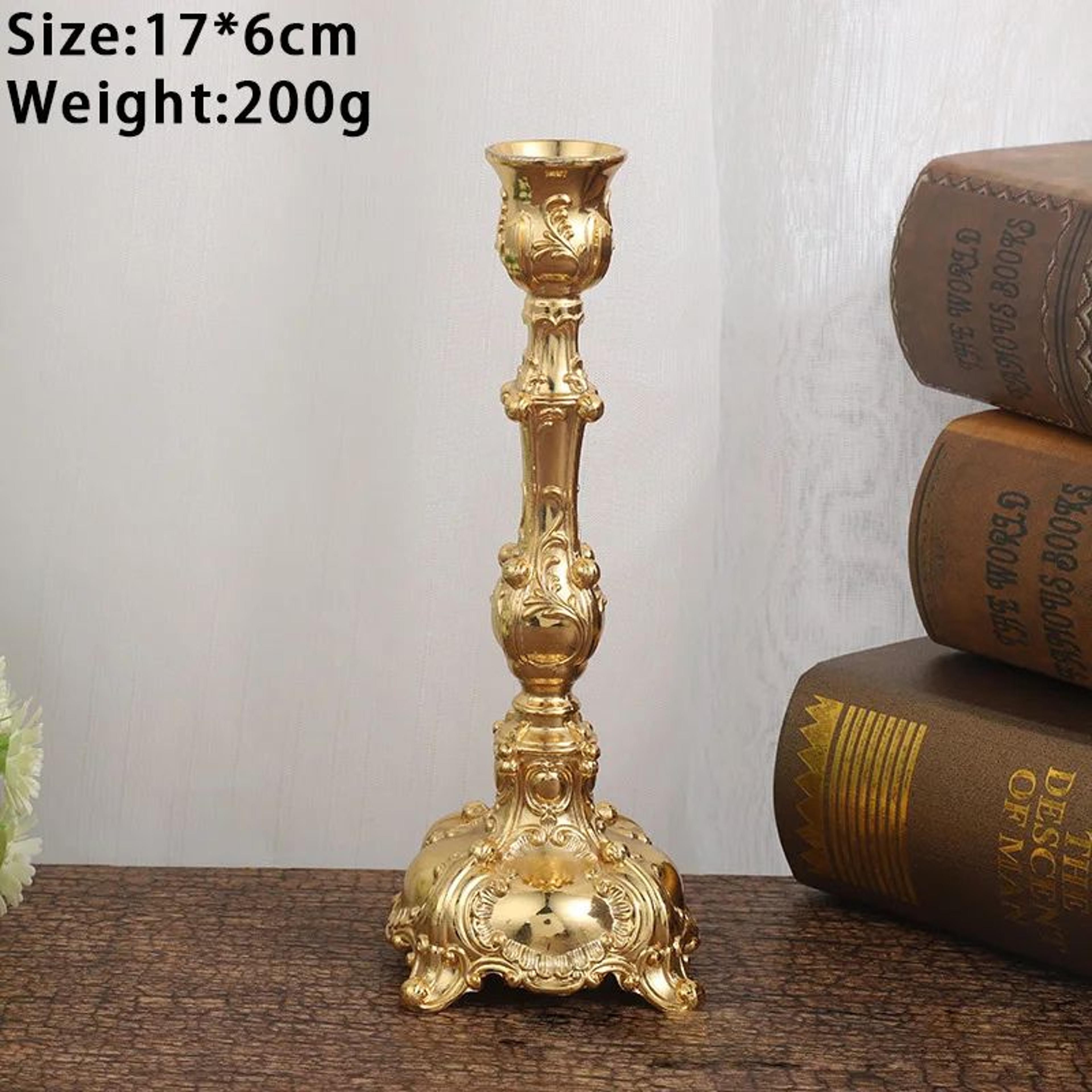 2 Piece Metal Candle Holder Set For Wedding And Home Decor 20