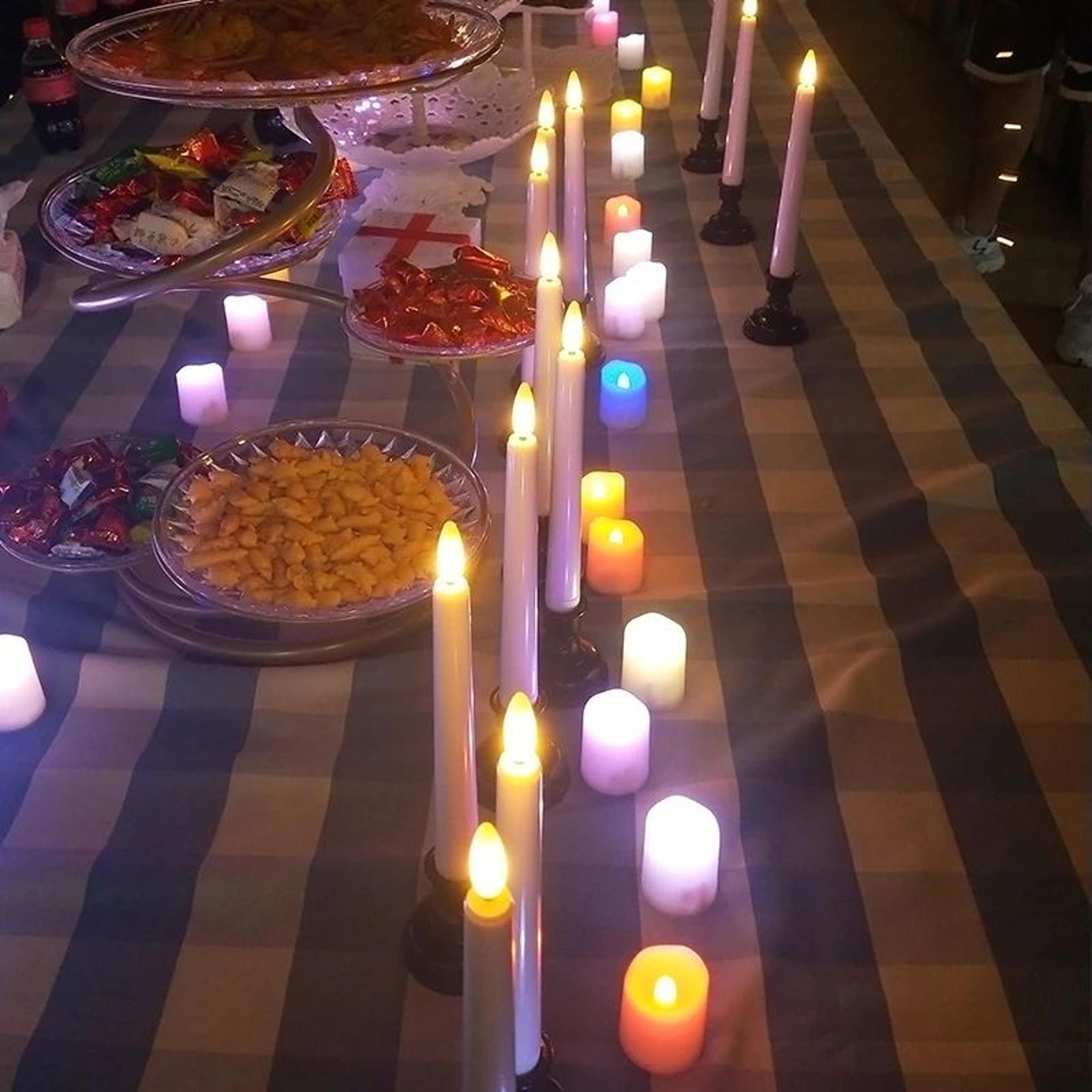 USB Rechargeable LED Flameless Candles With Remote And Timer 17
