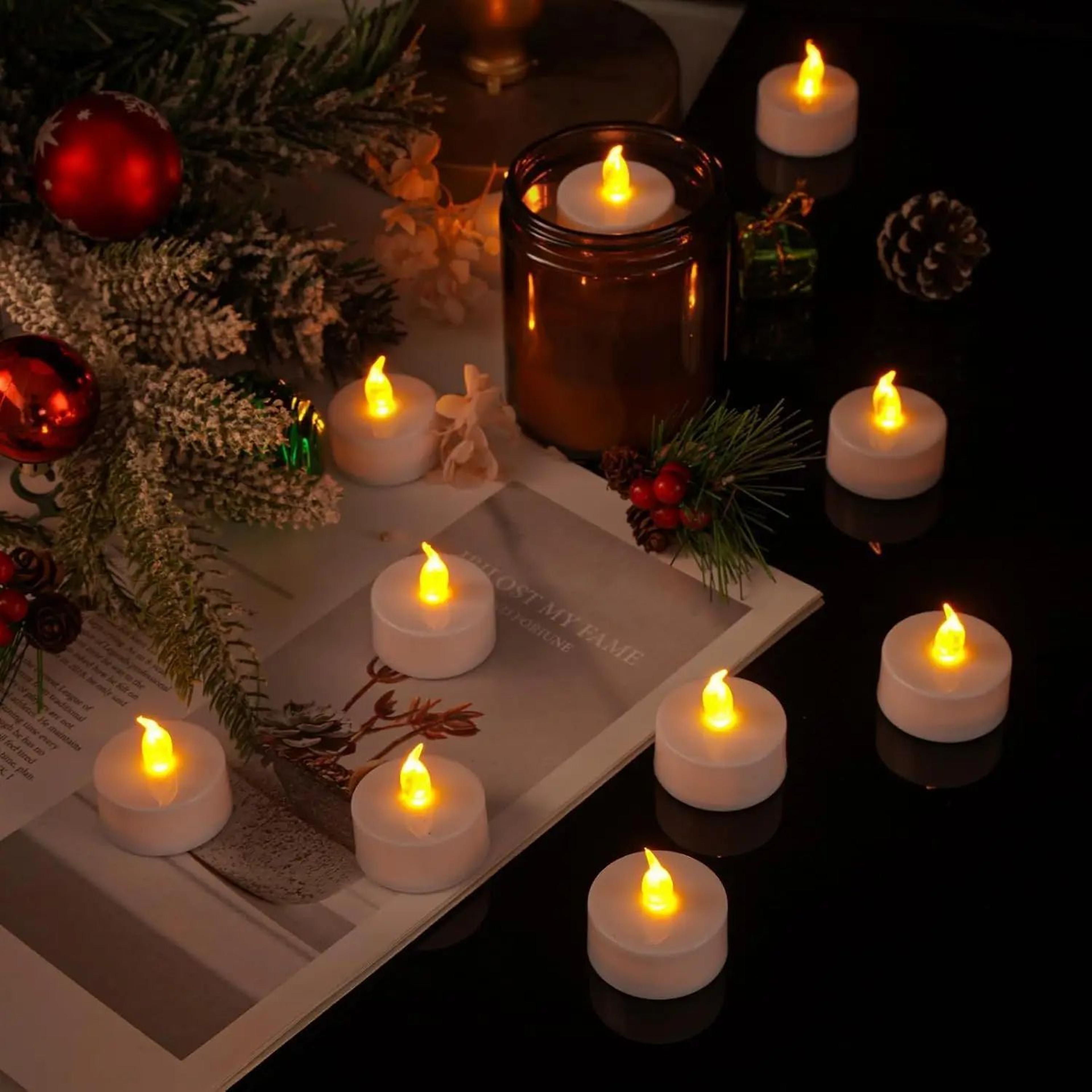 Battery Powered Flameless LED Tea Candles For Home Decor 1