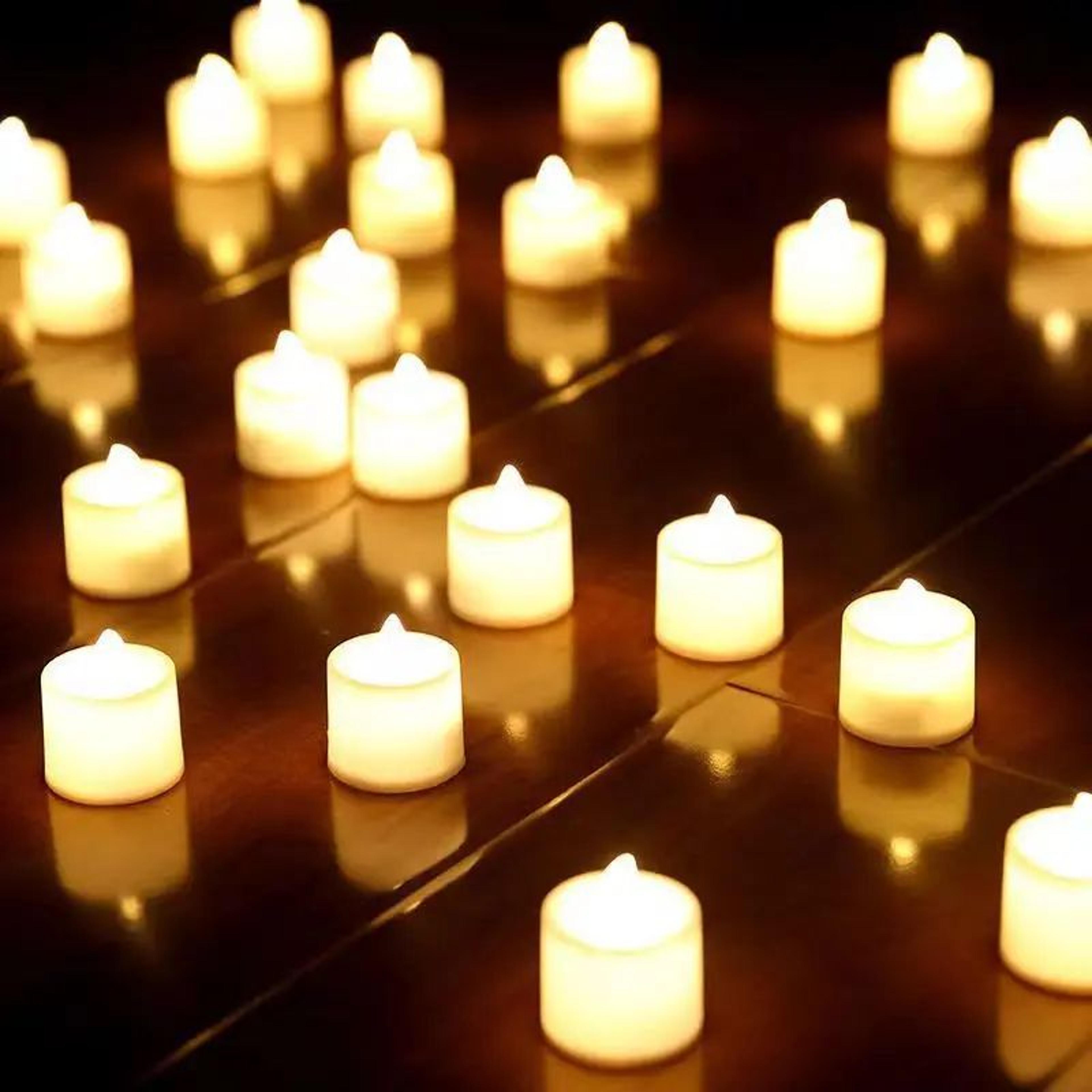 Battery Powered Flameless LED Tea Candles For Home Decor 4