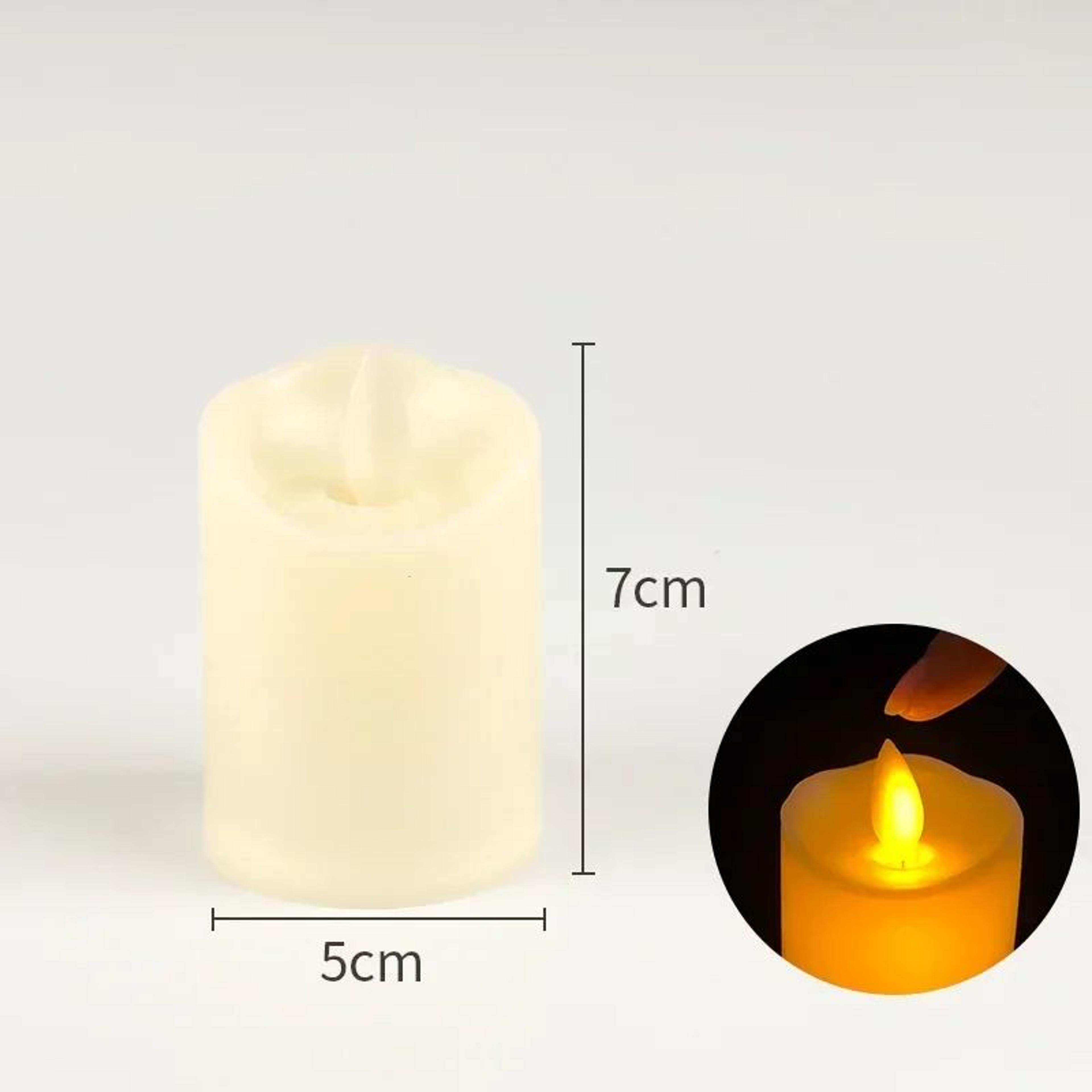 LED Flameless Flickering Candles With 3D Flame For Home Decor 6