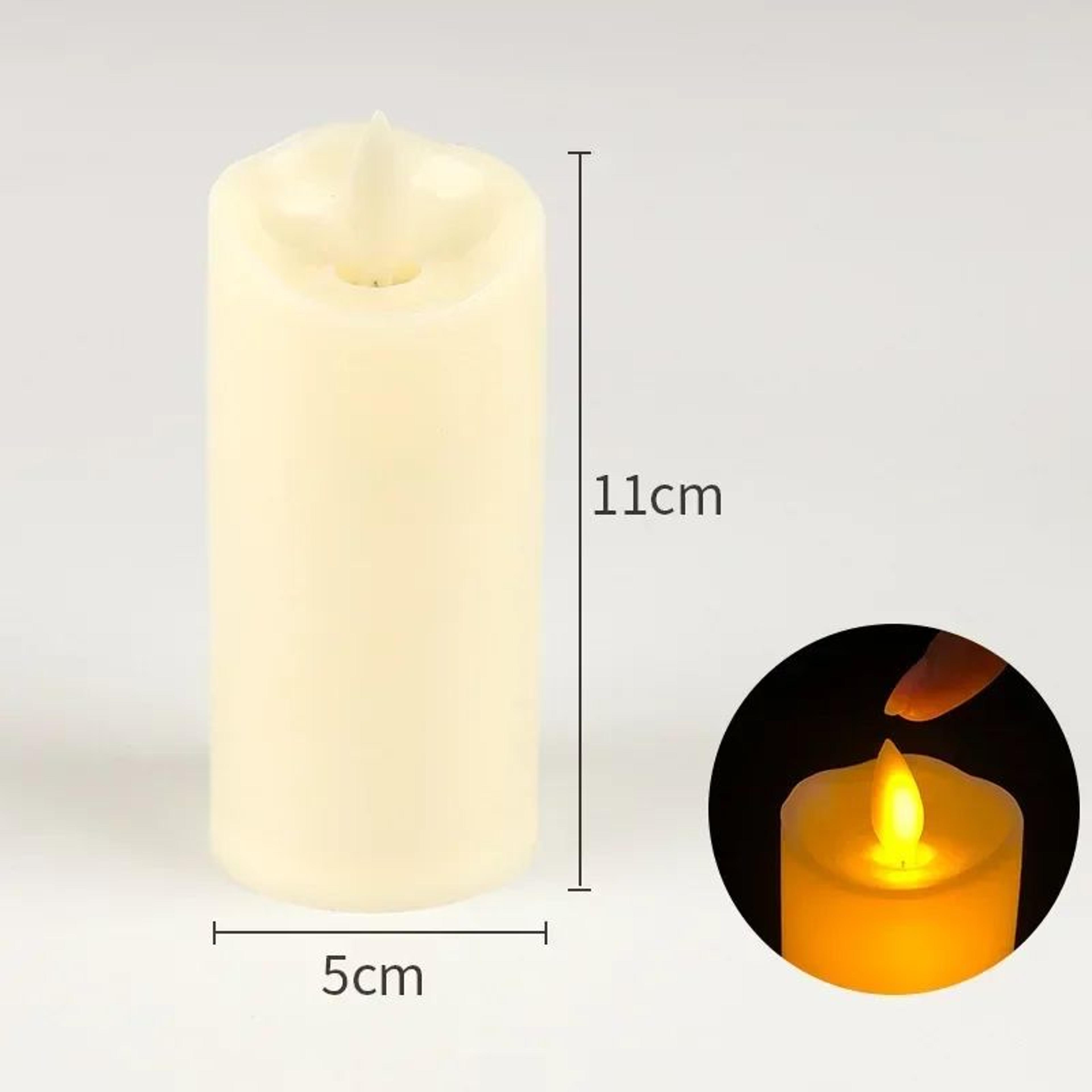 LED Flameless Flickering Candles With 3D Flame For Home Decor 8