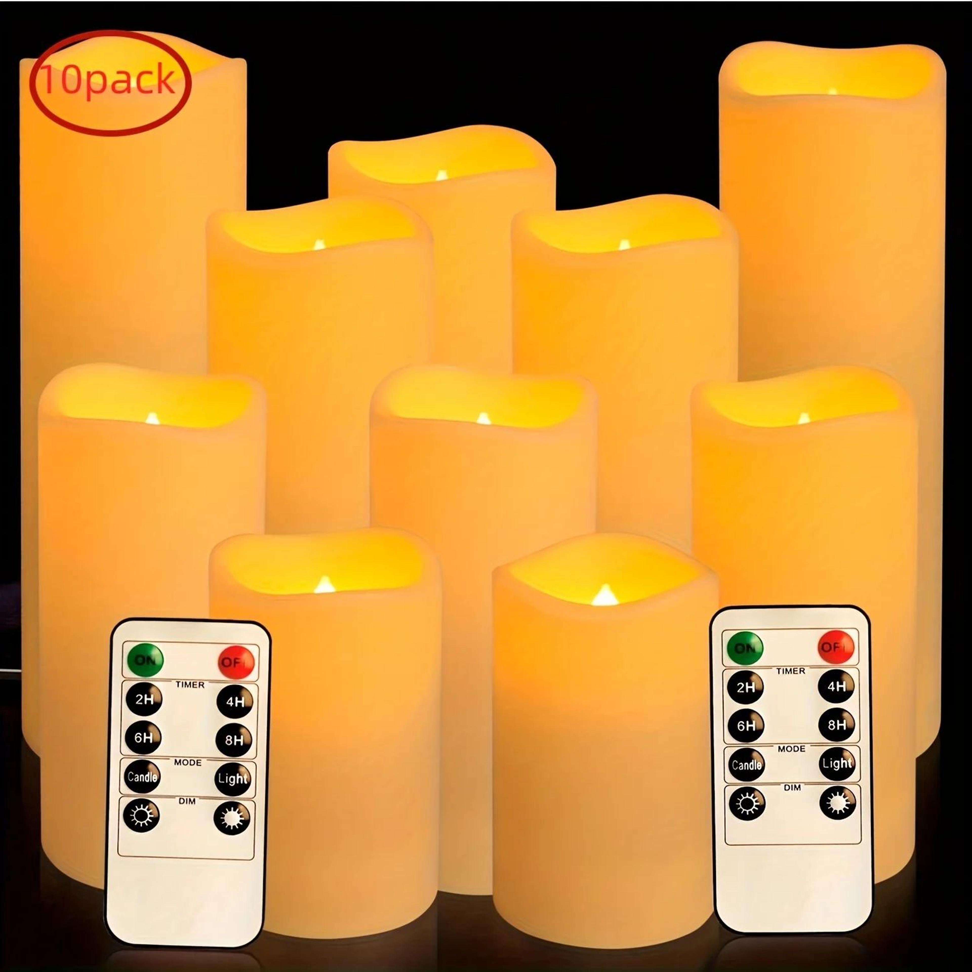 Waterproof LED Flameless Candle Light Set For Home Decor 9