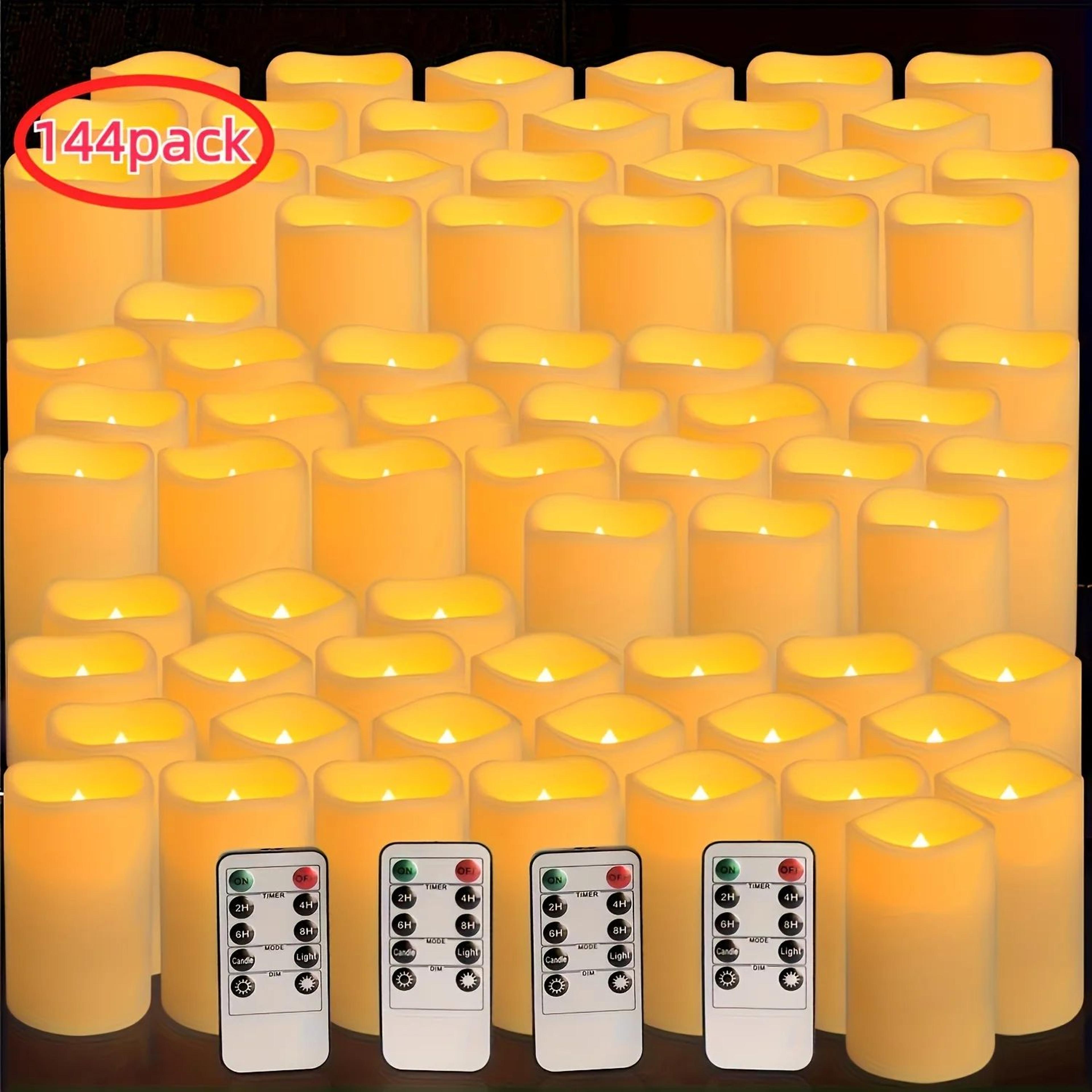 Waterproof LED Flameless Candle Light Set For Home Decor 10
