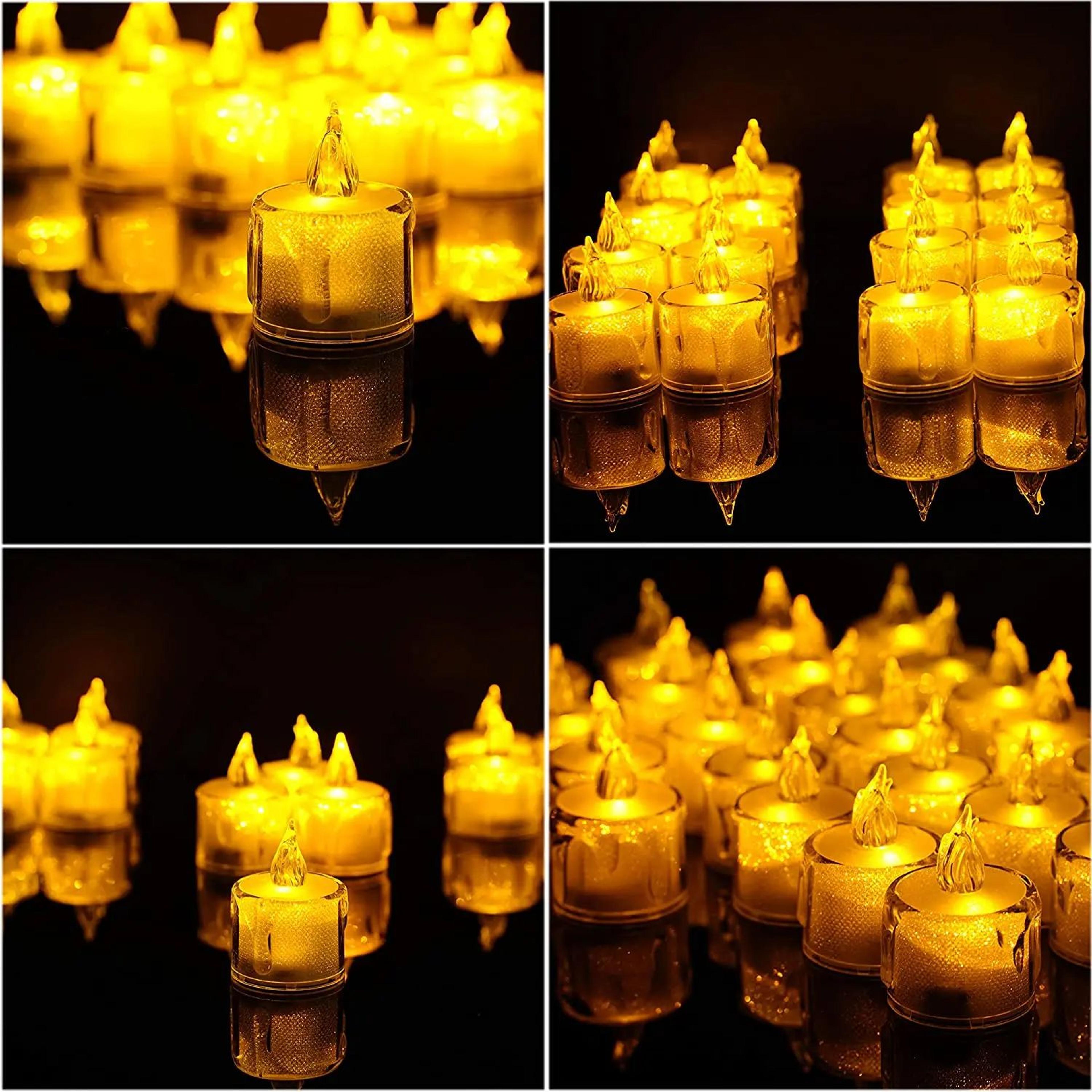 Crystal LED Flameless Candle Mini Night Light 5