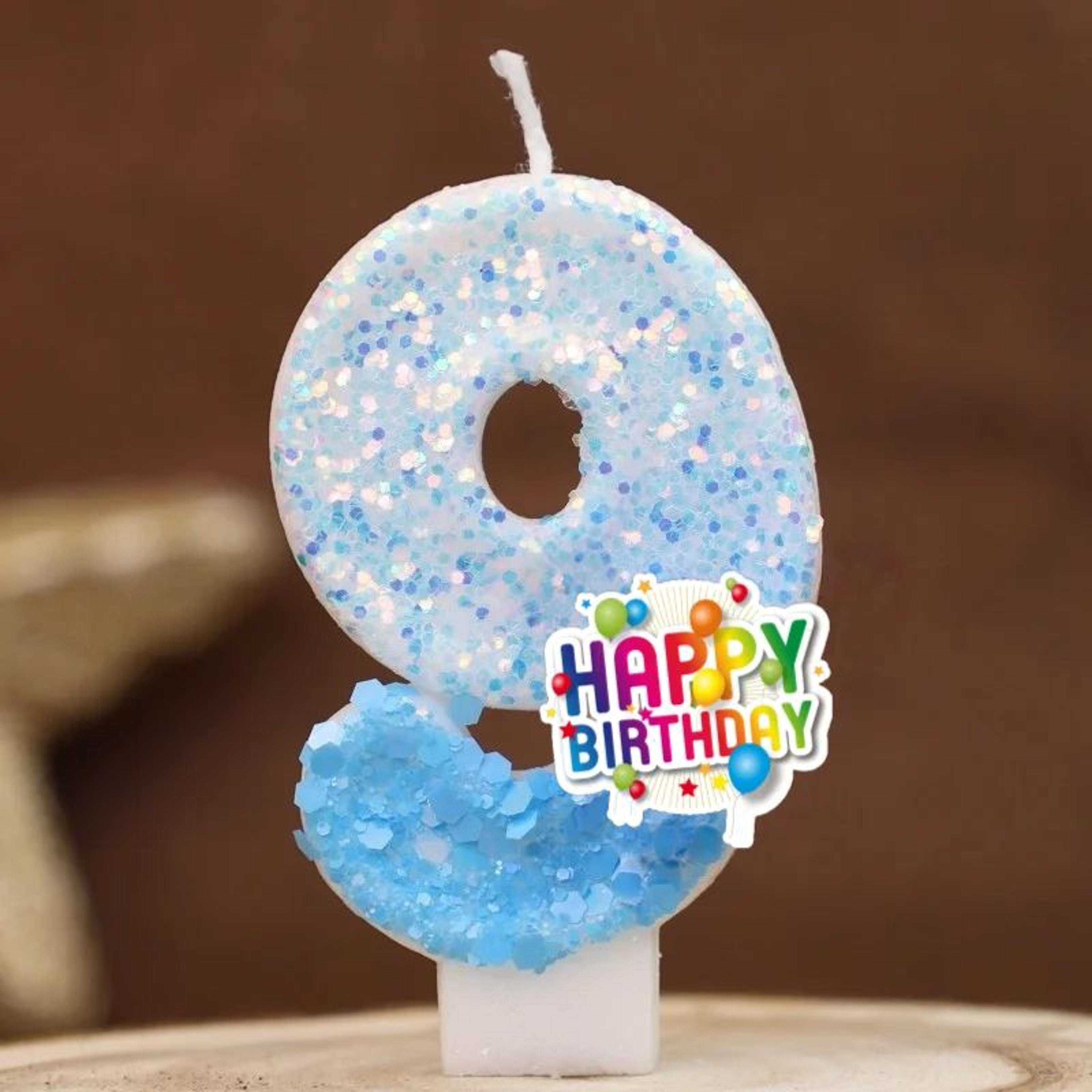 Colorful Number Birthday Cake Candle 0 To 9 Party Topper 10