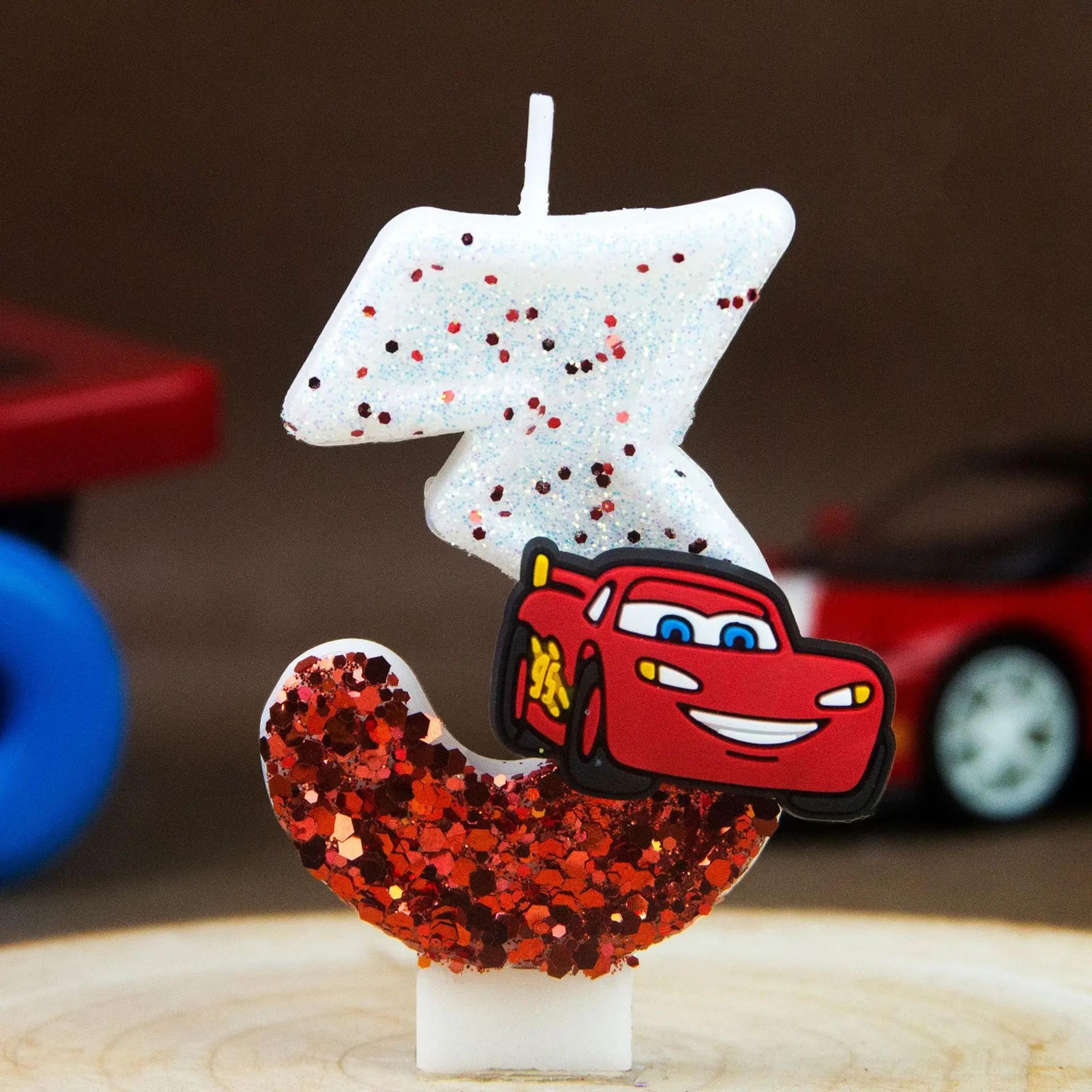 Racing Car Number Birthday Candle Cake Topper 0 To 9 9