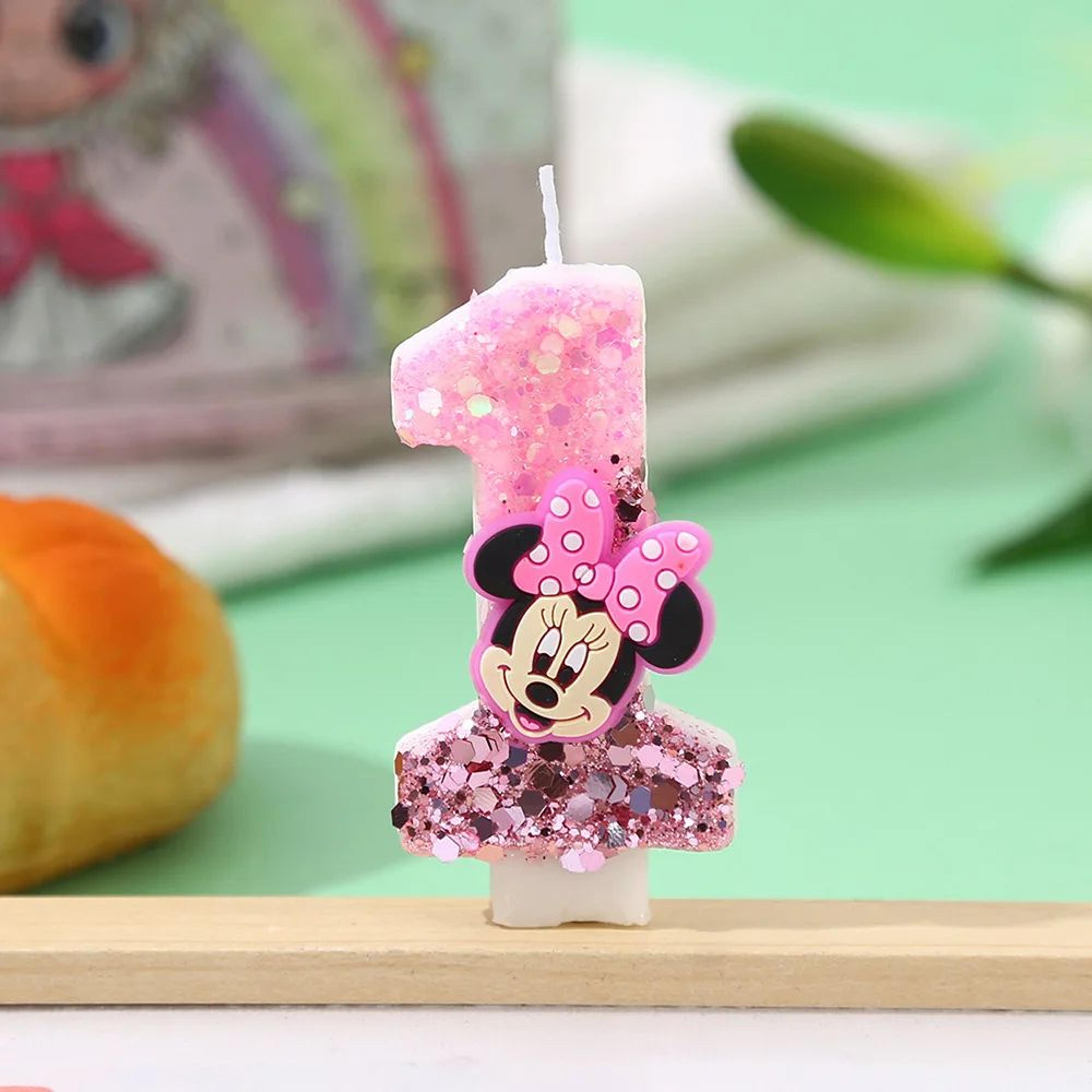 Cartoon Sequin Number Birthday Candle Cake Topper 0 To 9 5