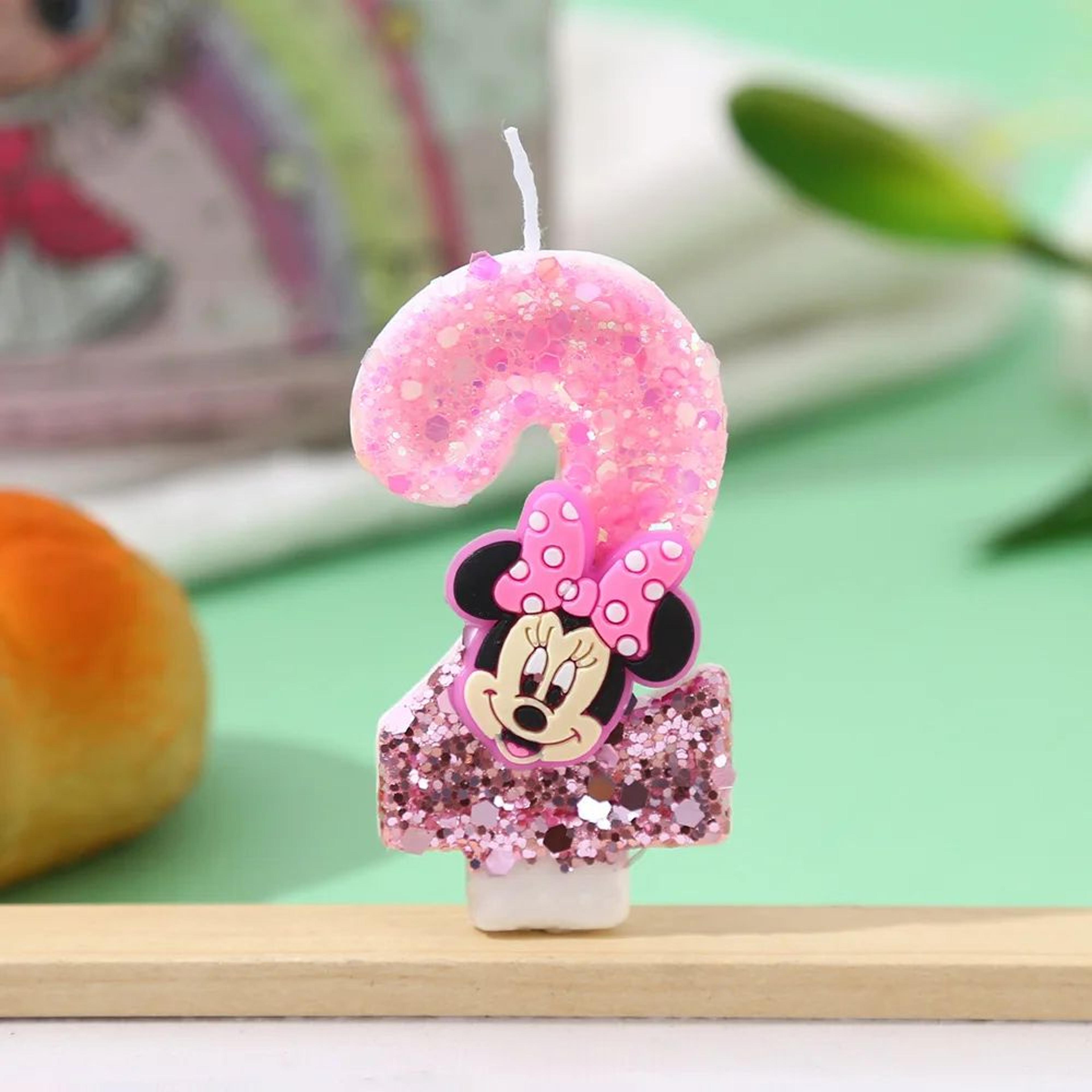 Cartoon Sequin Number Birthday Candle Cake Topper 0 To 9 6
