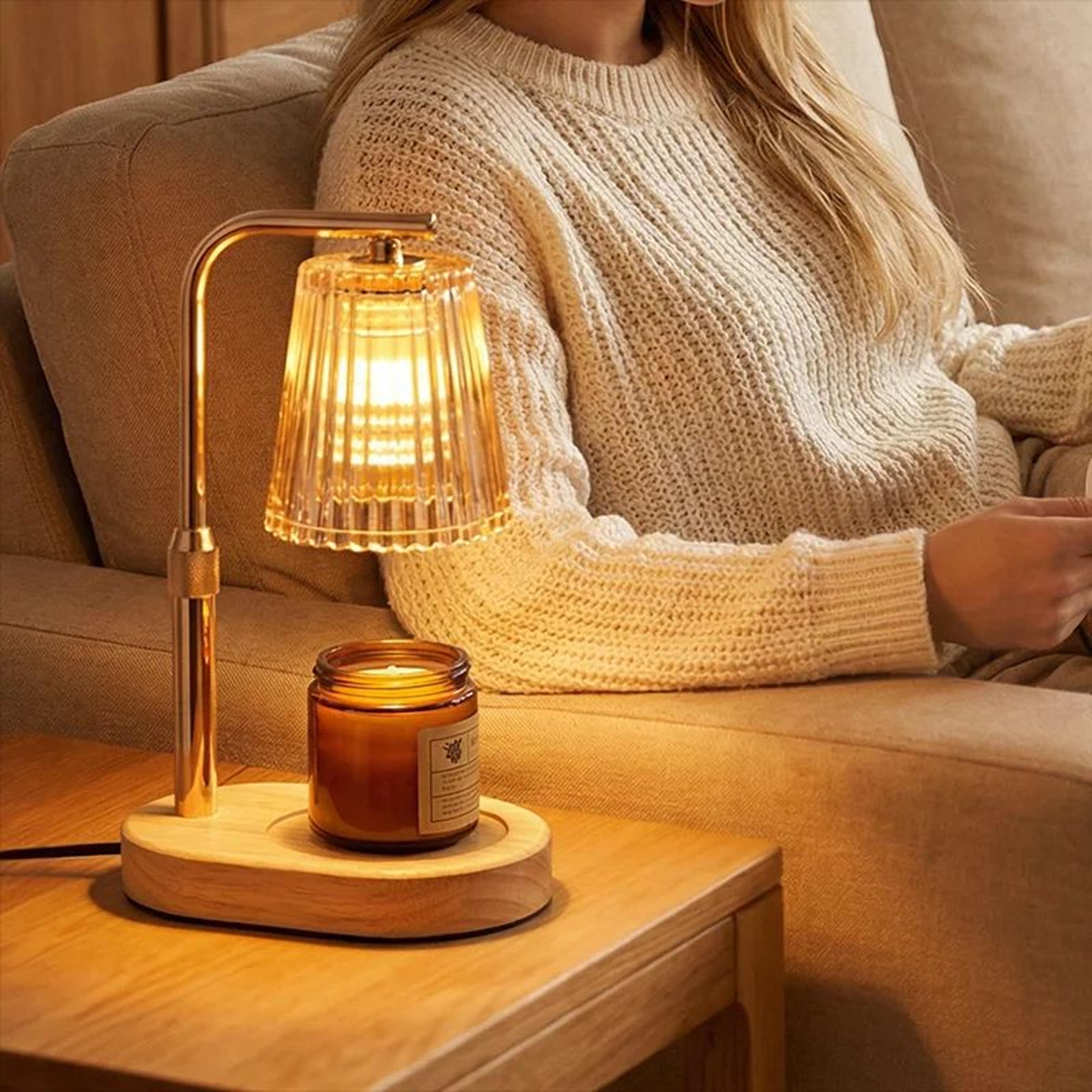 50W Dimmable Candle Warmer Lamp With Timer And Adjustable Height 1