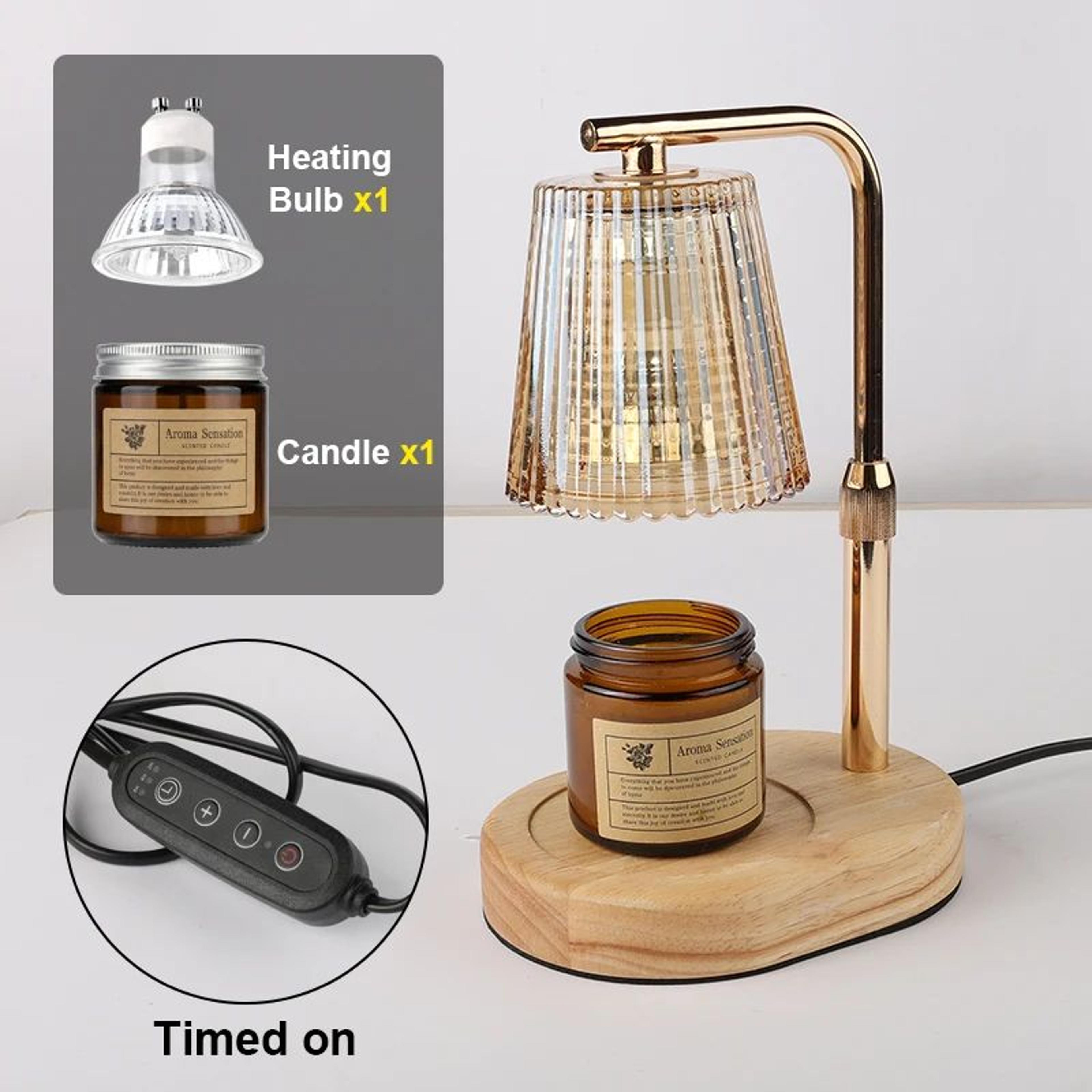 50W Dimmable Candle Warmer Lamp With Timer And Adjustable Height 8