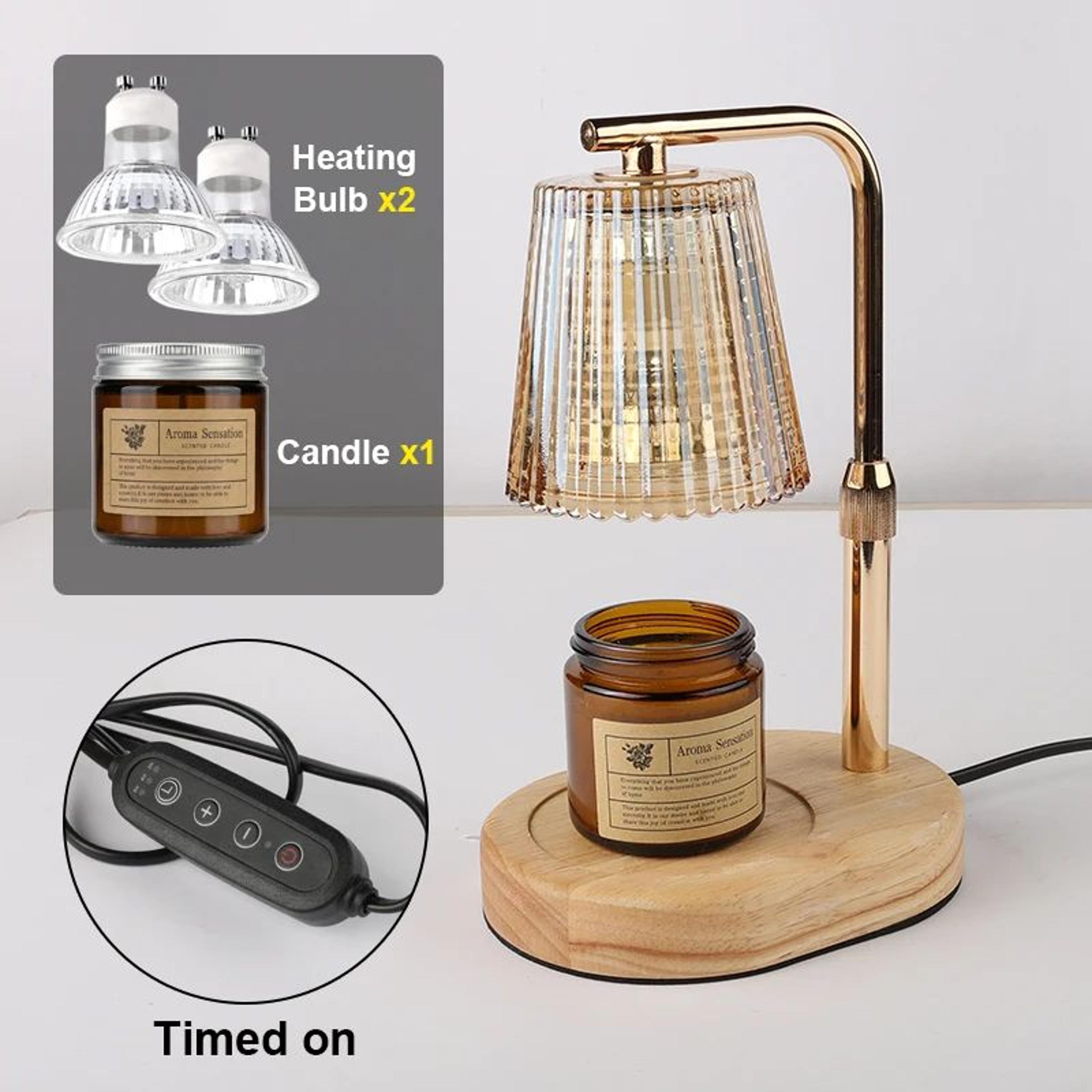 50W Dimmable Candle Warmer Lamp With Timer And Adjustable Height 9