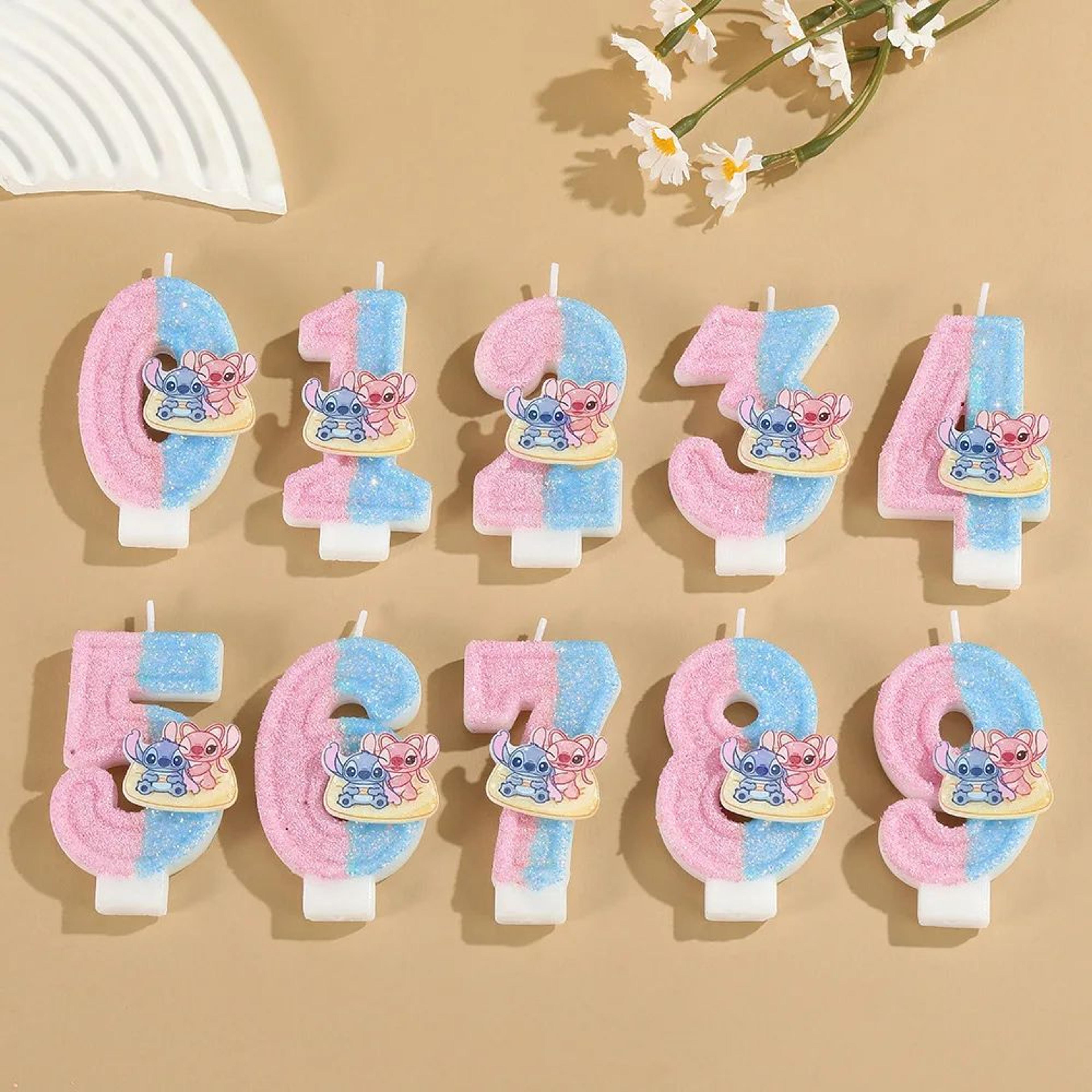 Cartoon Stitch Number Birthday Candle For Cake Decoration 1