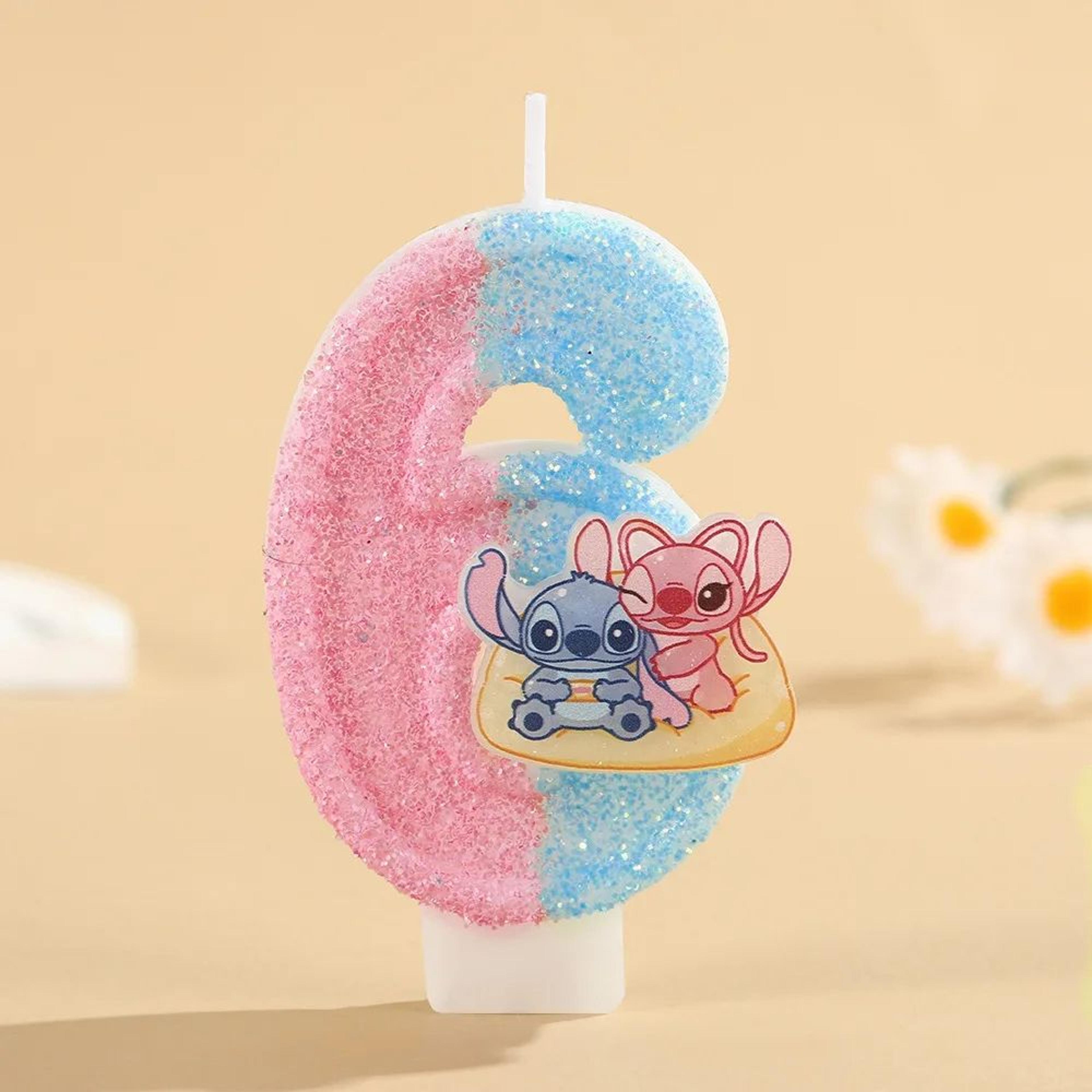Cartoon Stitch Number Birthday Candle For Cake Decoration 10