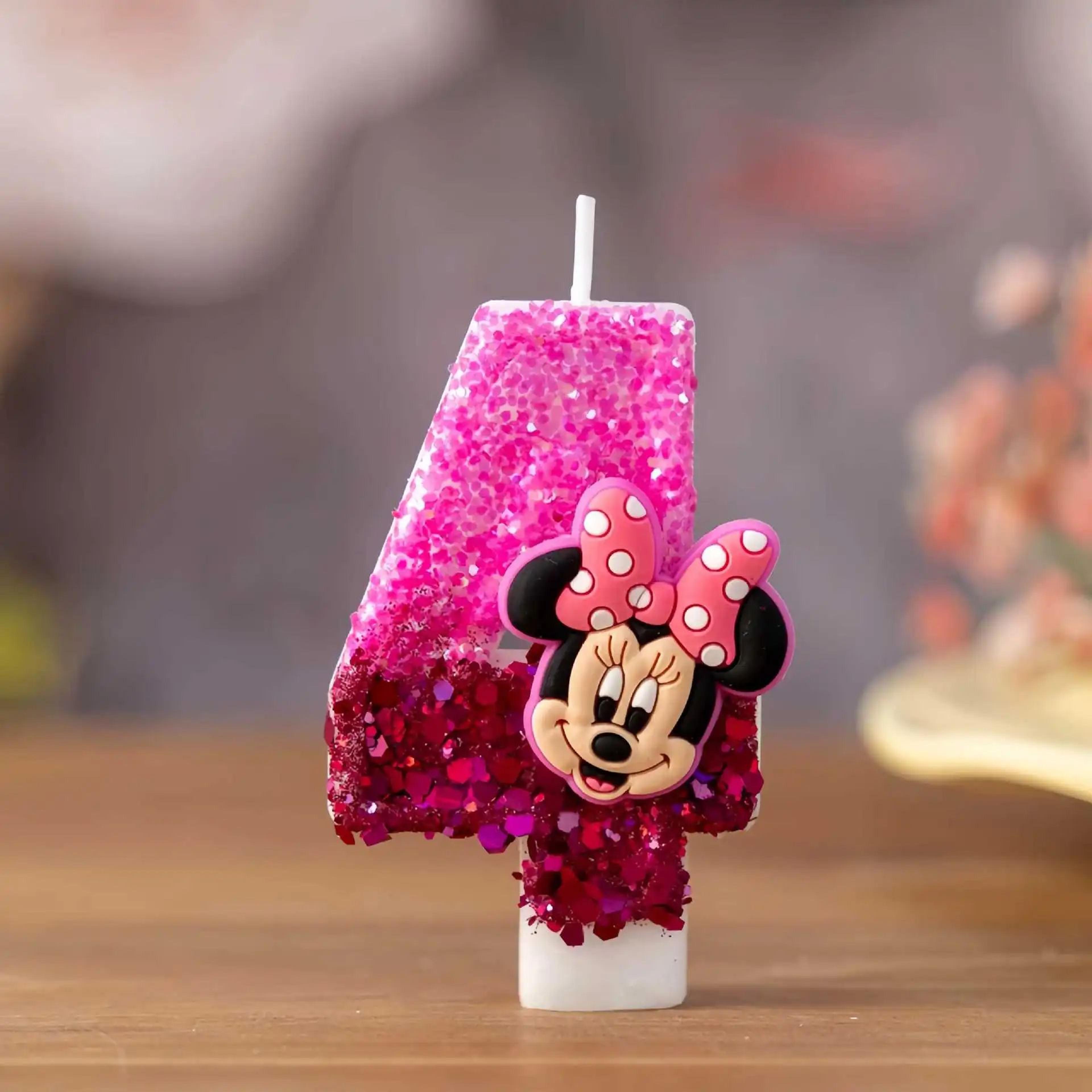 Cute Minnie Number Birthday Candle For Cake Decoration 10