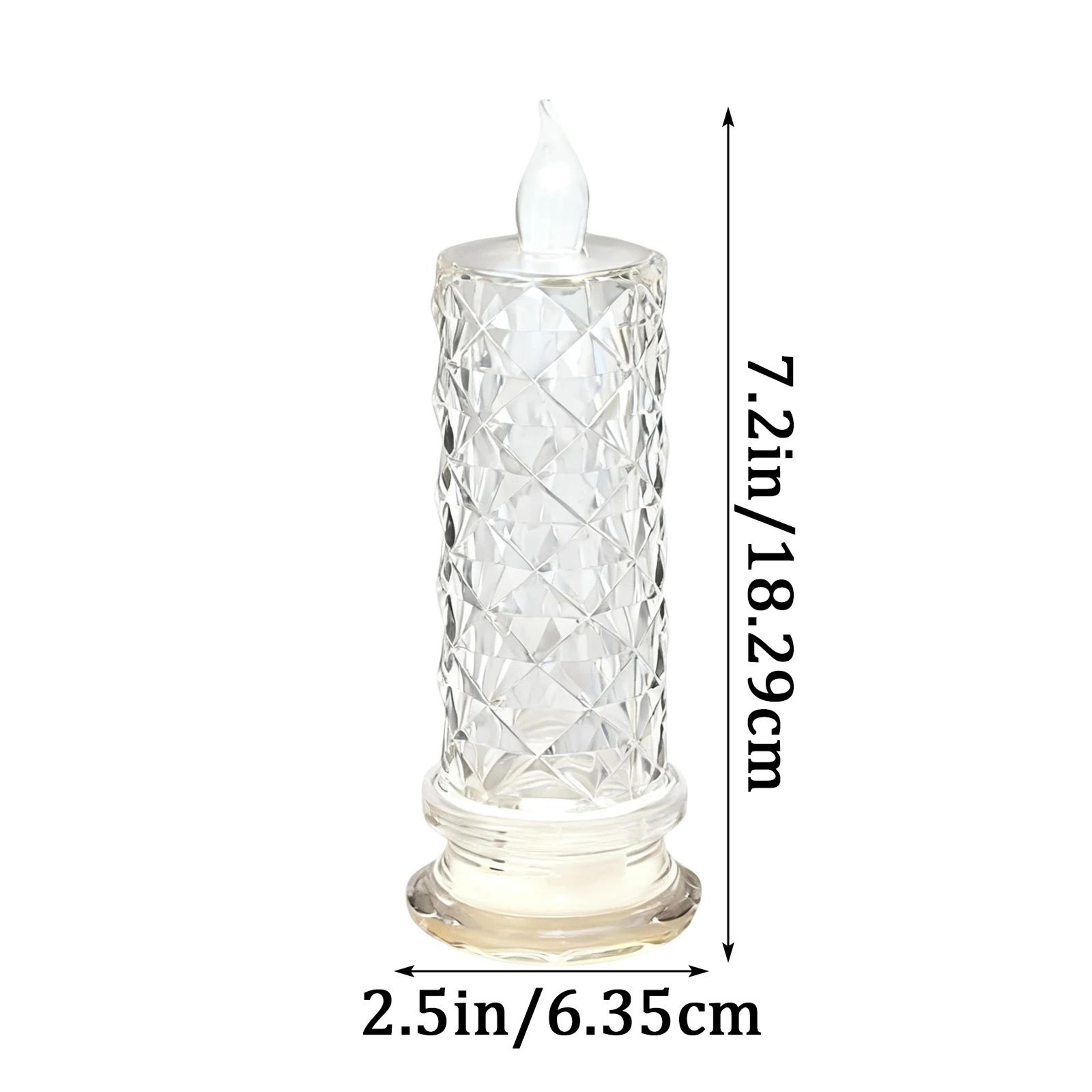 Rose Crystal Flameless LED Candle Decorative Light 2
