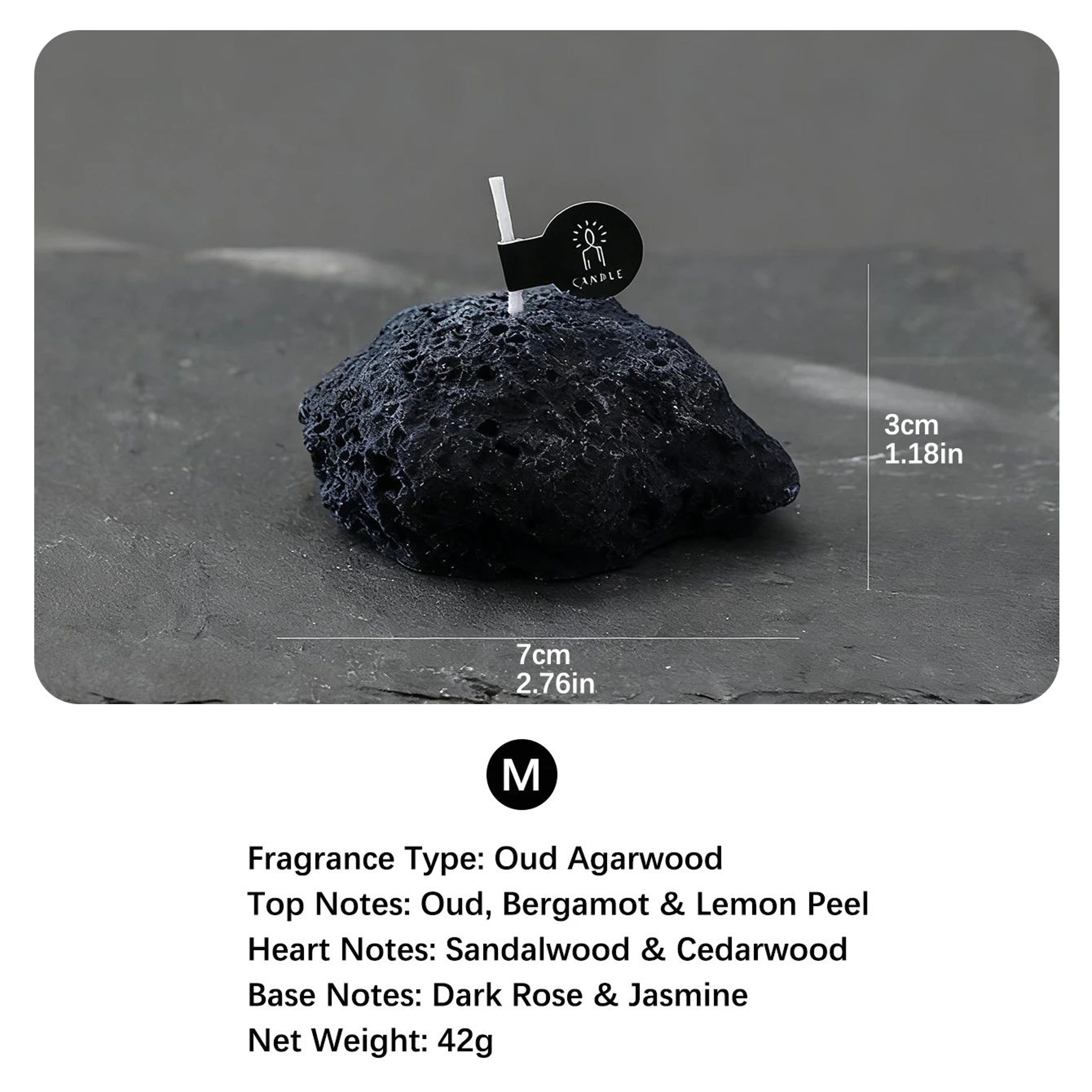 Handmade Meteorite Scented Candle With Oriental Woody Fragrance 6