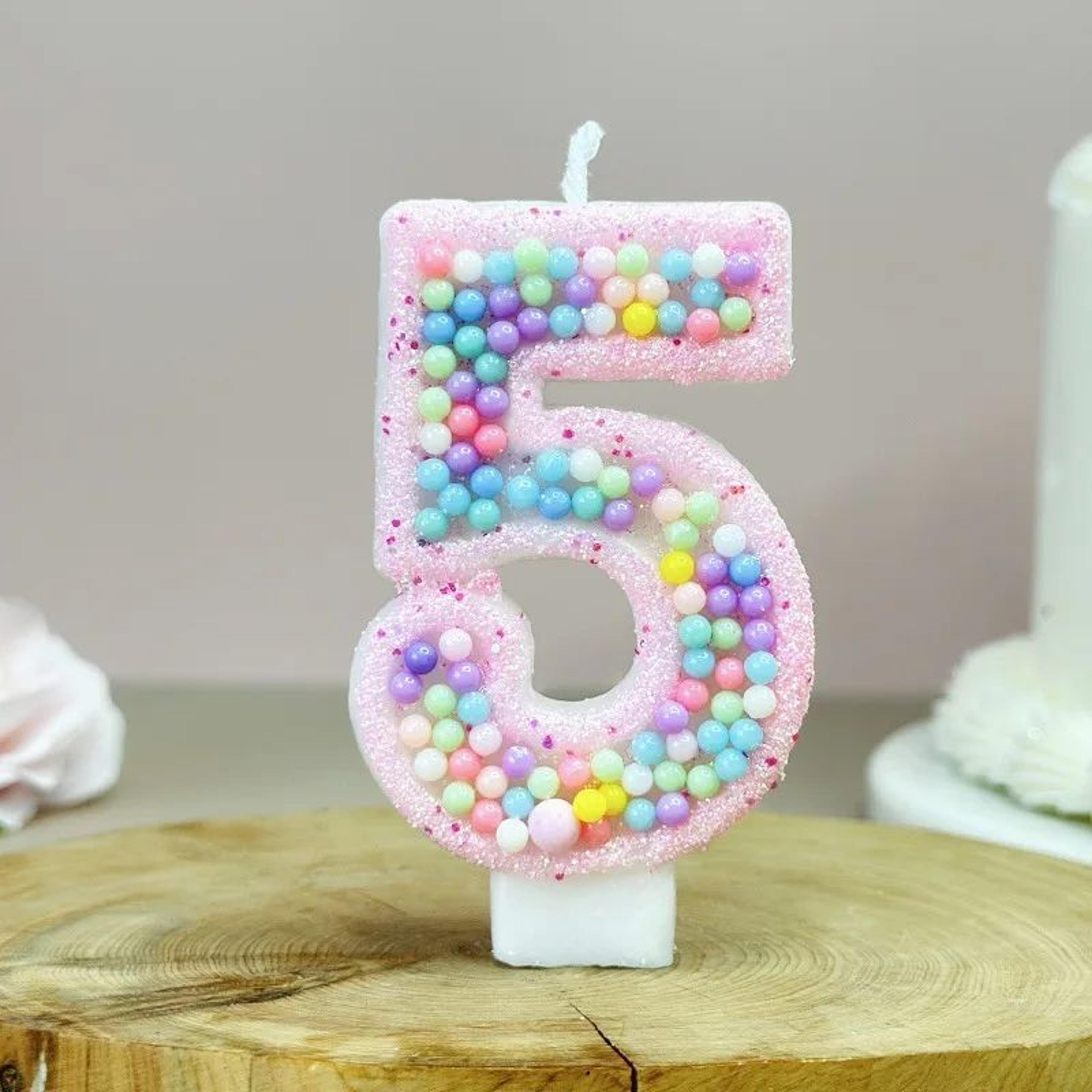 Macaron Number Birthday Cake Candle 11