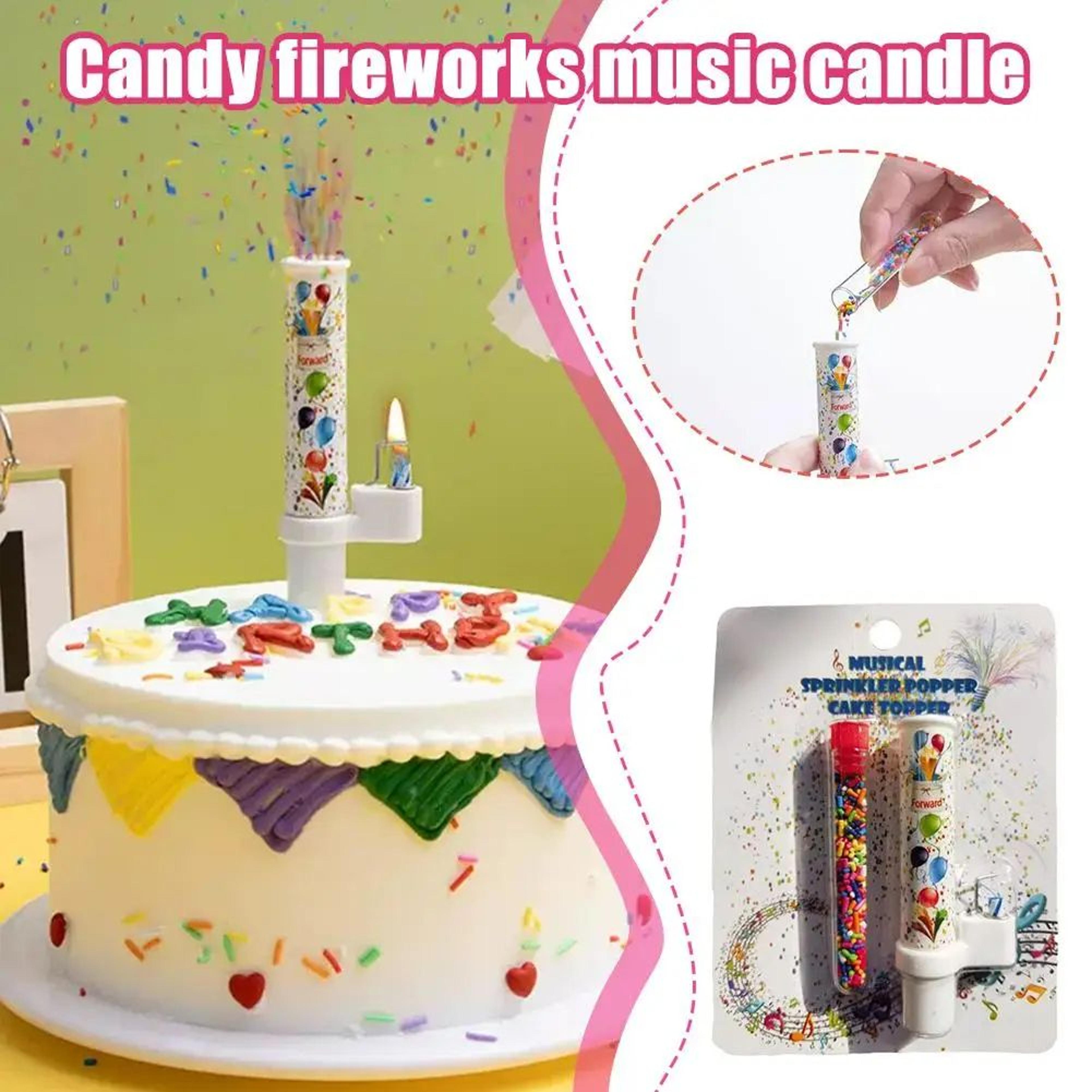 Surprise Happy Birthday Pop Up Candy Cake Candle 1