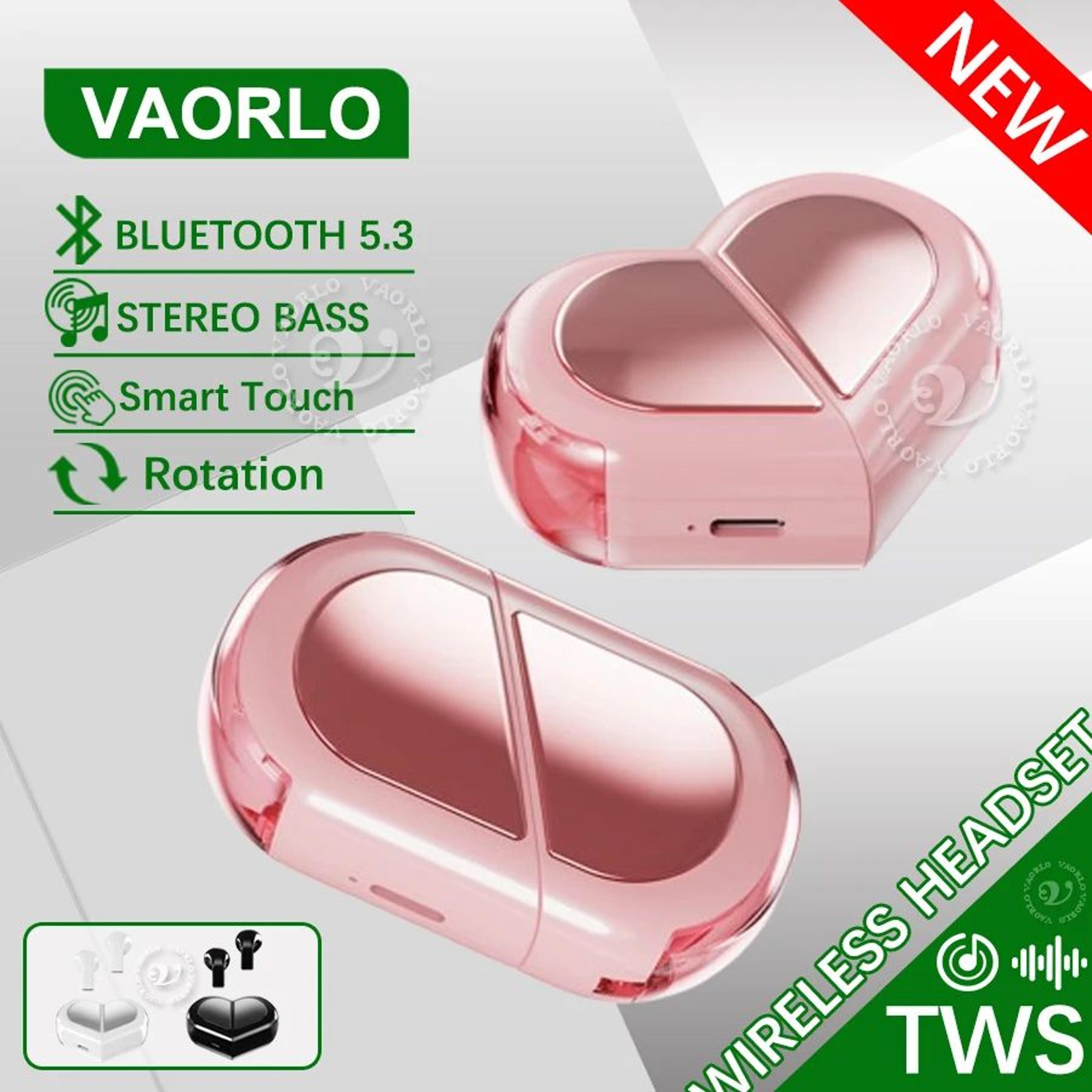 heart shaped bluetooth wireless tws earbuds