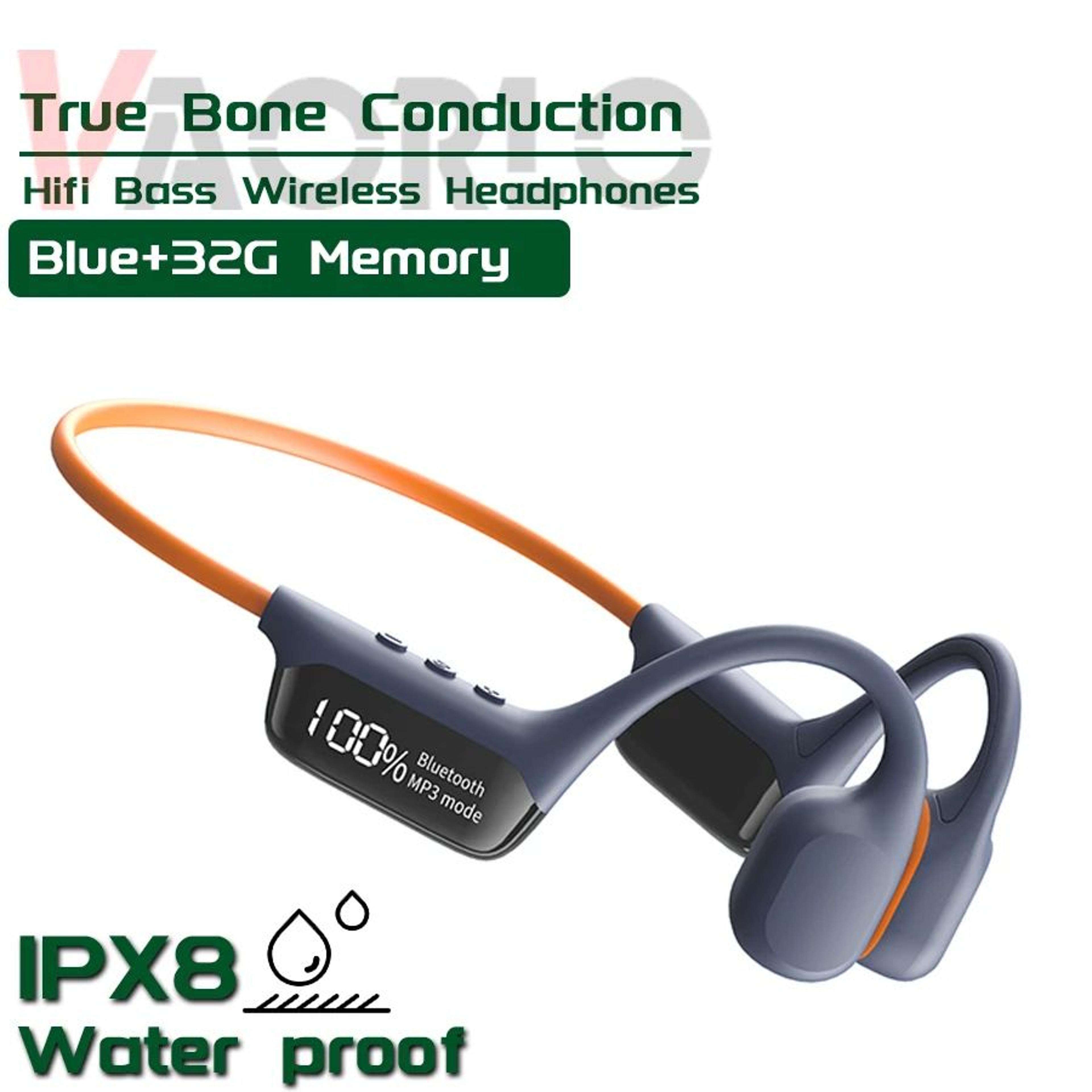 IPX8 True Waterproof Bone Conduction Swimming Headphones With 32GB MP3 10