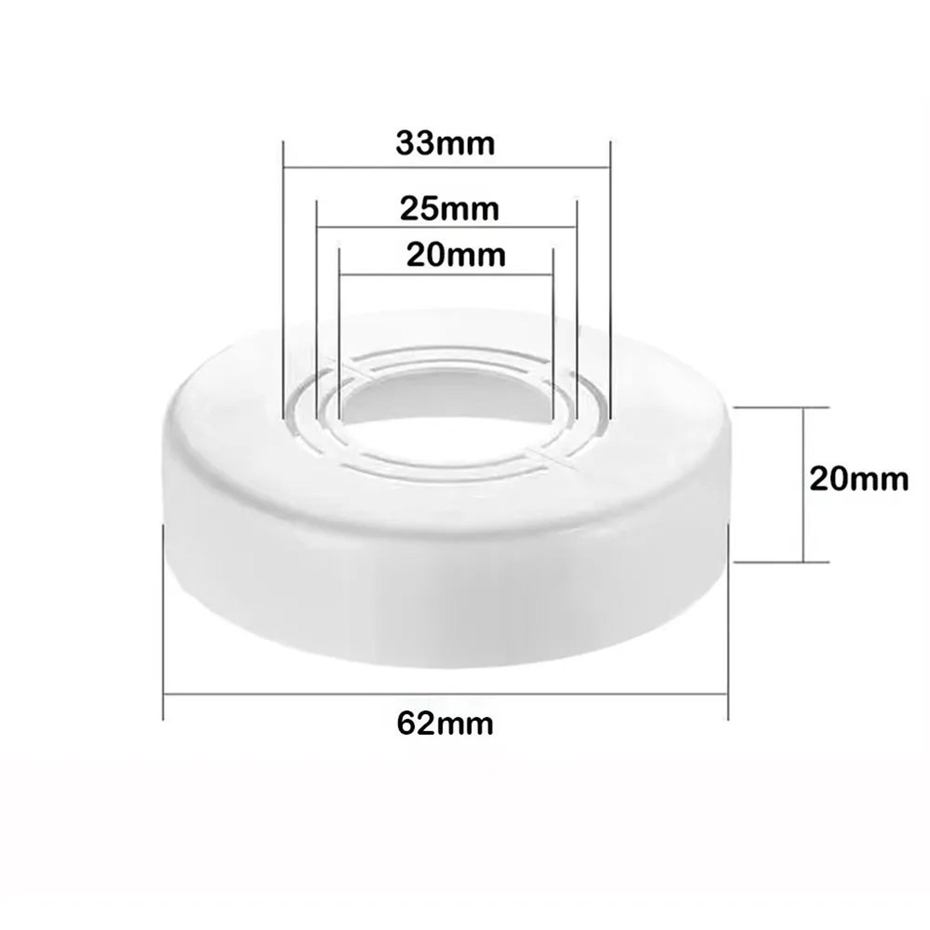 Adjustable ABS Shower Faucet Wall Flange Cover 18