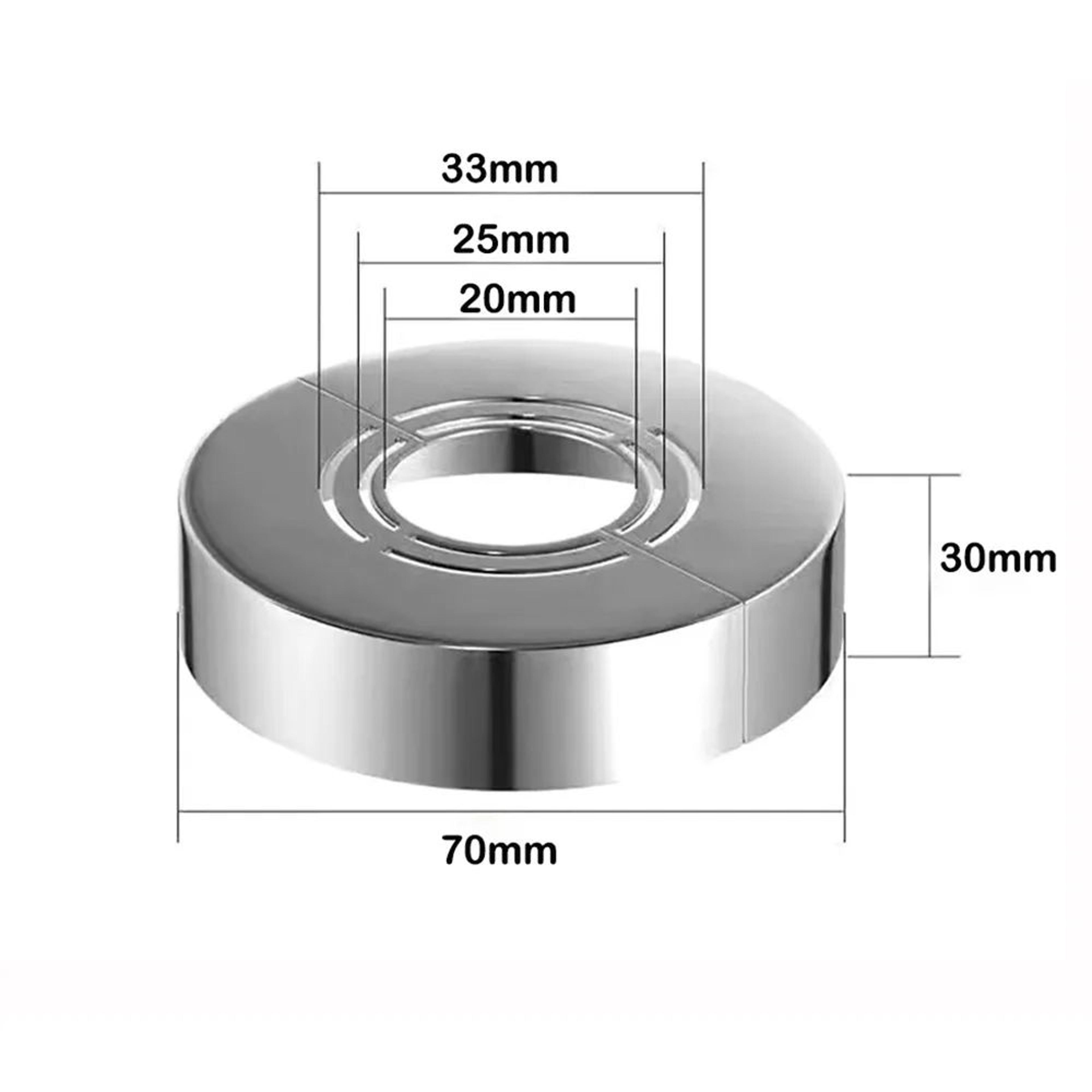 Adjustable ABS Shower Faucet Wall Flange Cover 11