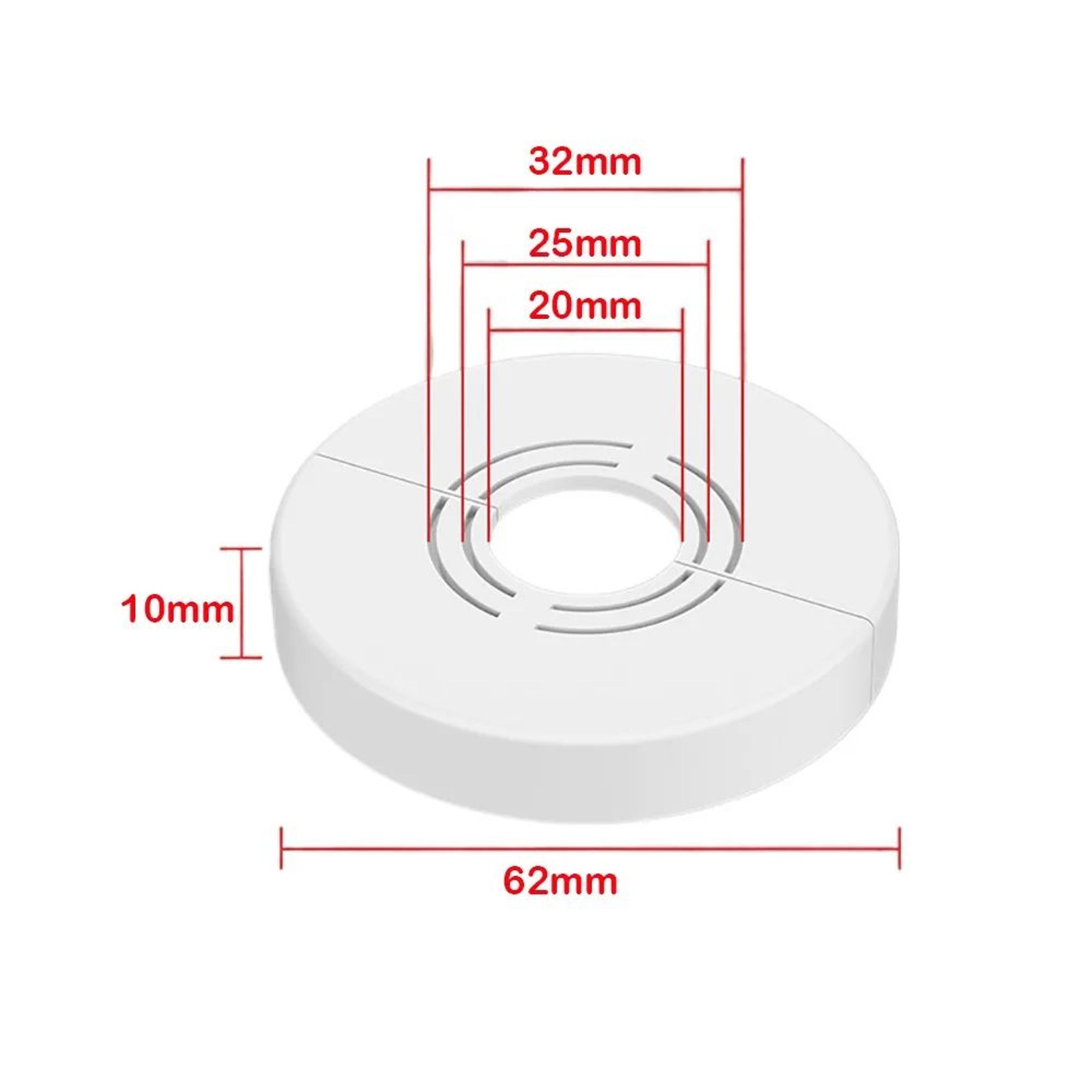 Adjustable ABS Shower Faucet Wall Flange Cover 6