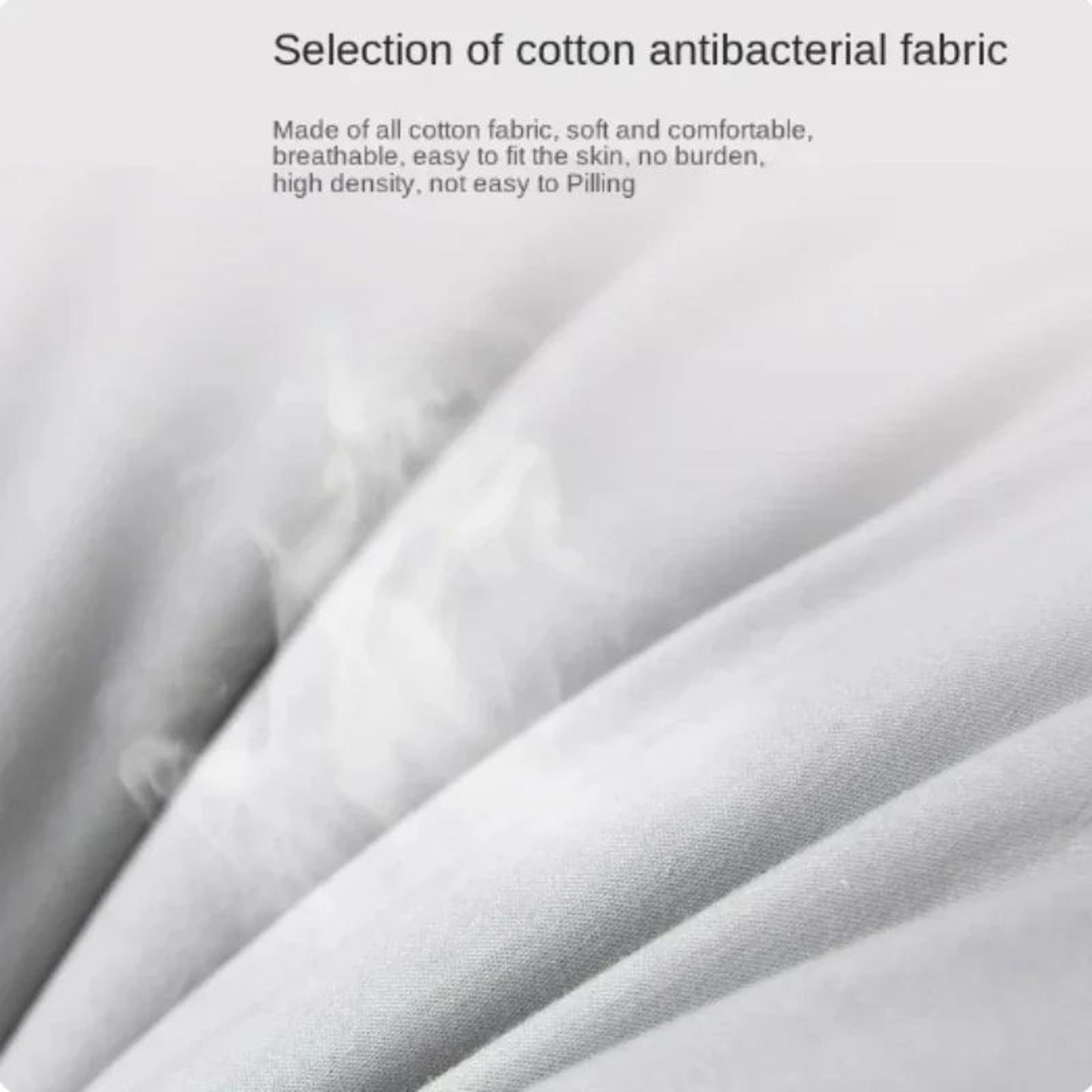 Cotton Soy Fiber Sleeping Pillow With Multiple Height Options 2
