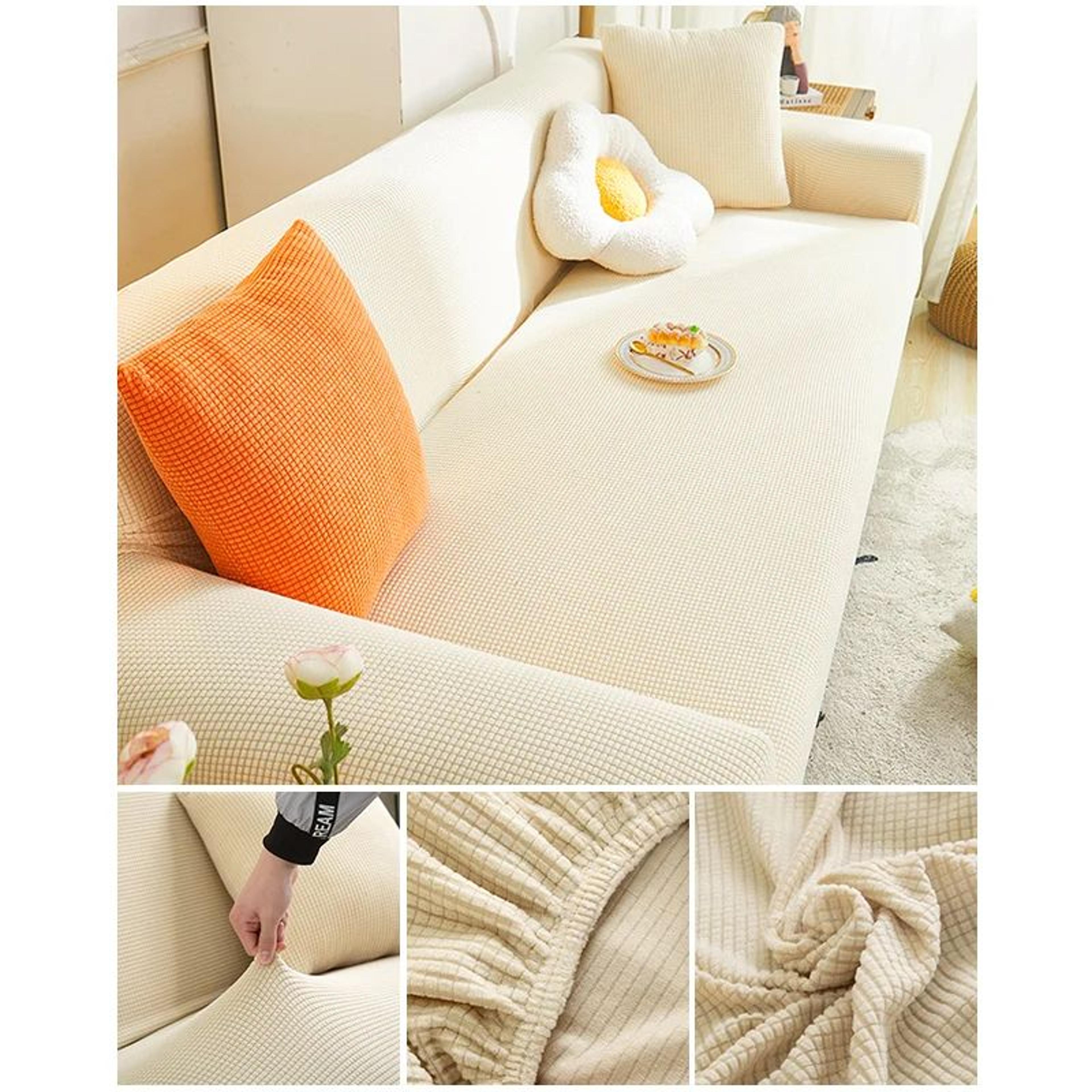 Elastic Jacquard Stretch Sofa Cover For Sectional Couch 10