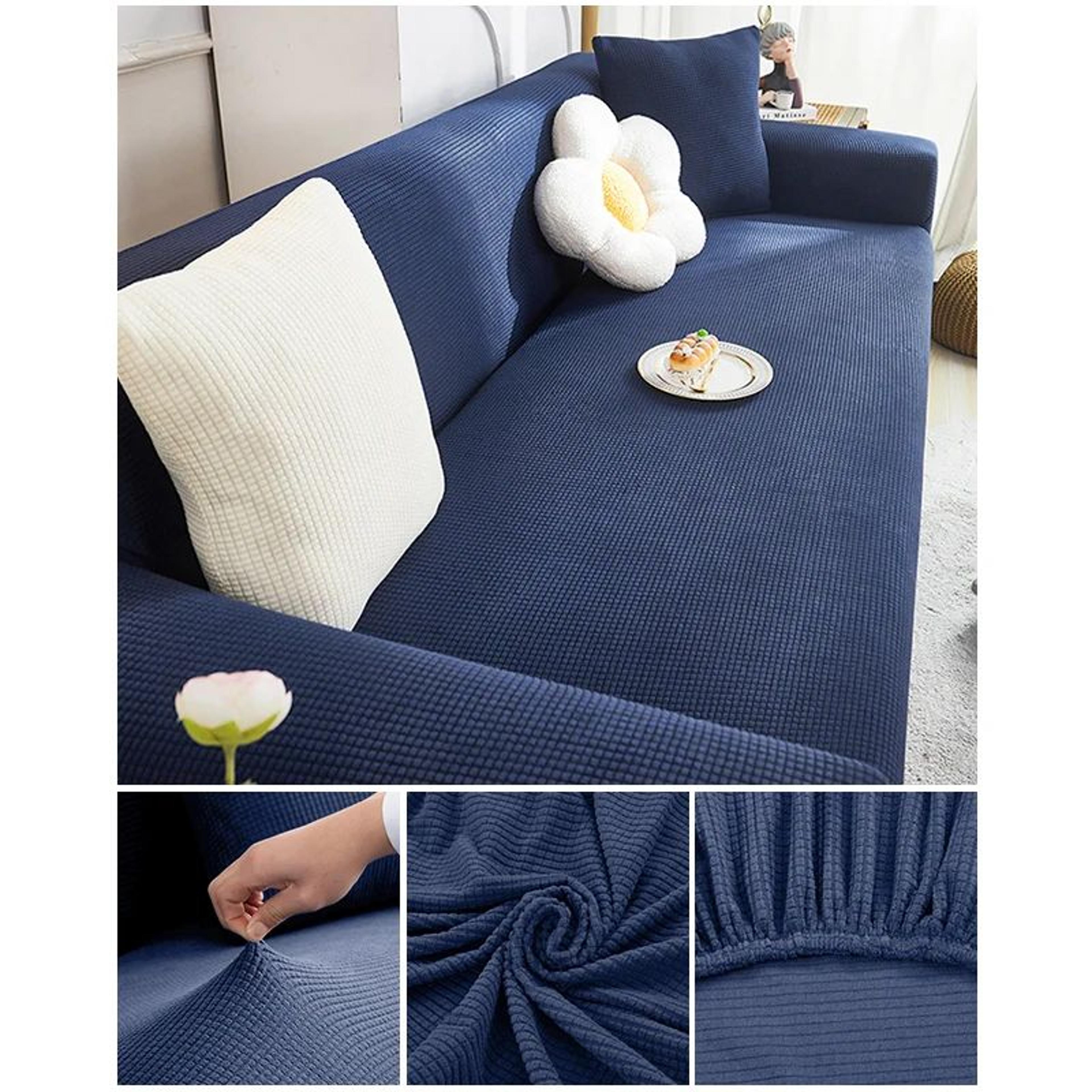 Elastic Jacquard Stretch Sofa Cover For Sectional Couch 19