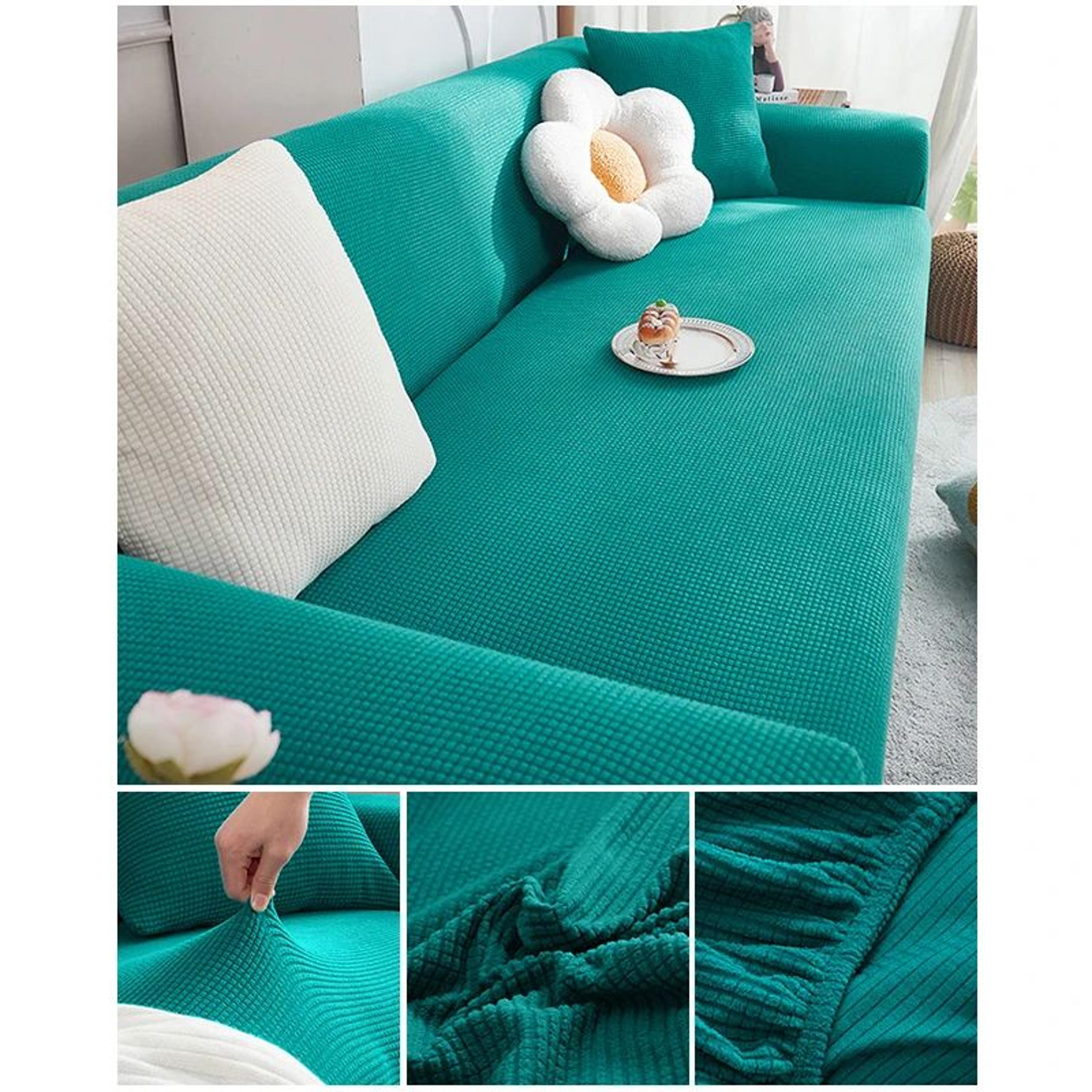 Elastic Jacquard Stretch Sofa Cover For Sectional Couch 20