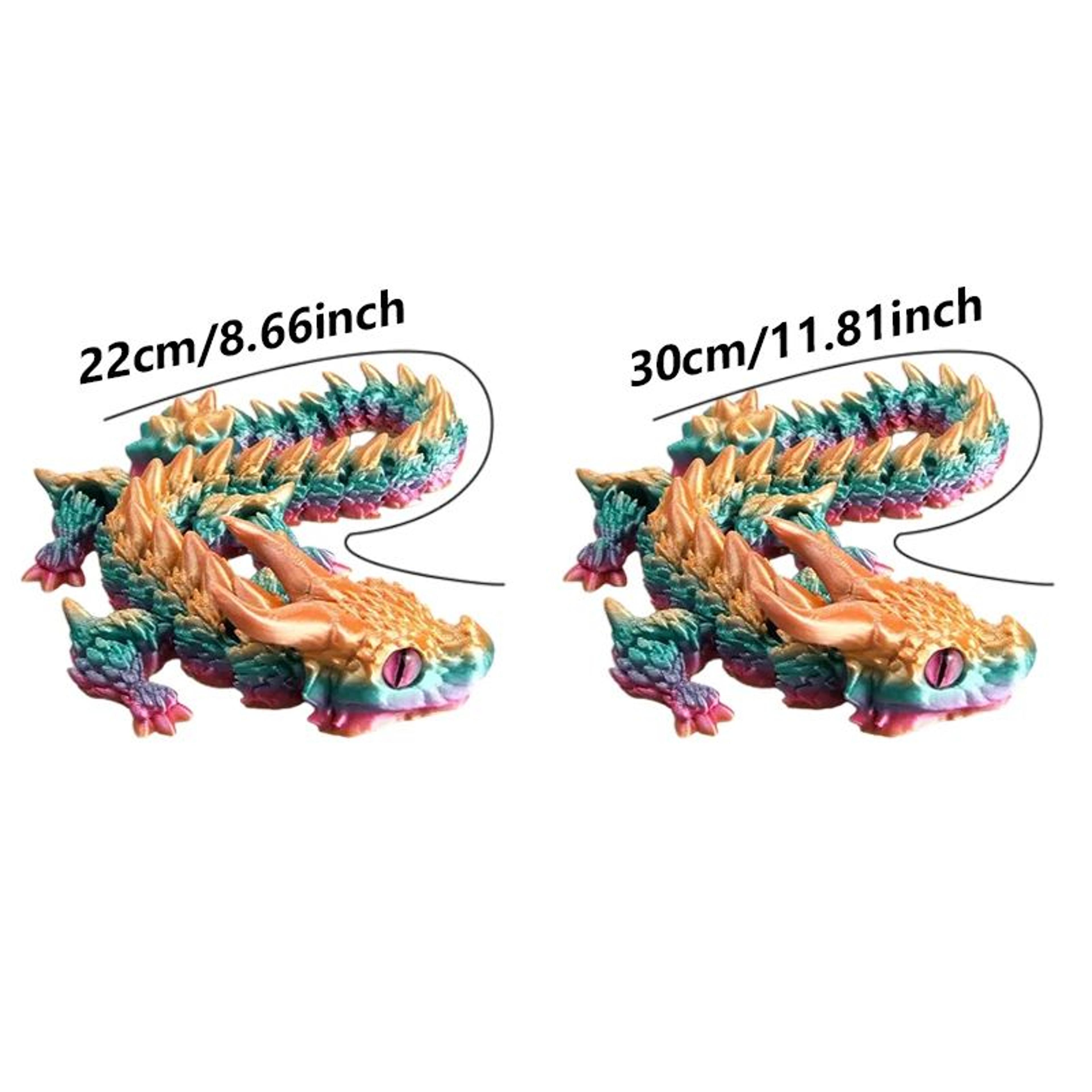 3D Printed Articulated Magic Dragon Desktop Toy 1