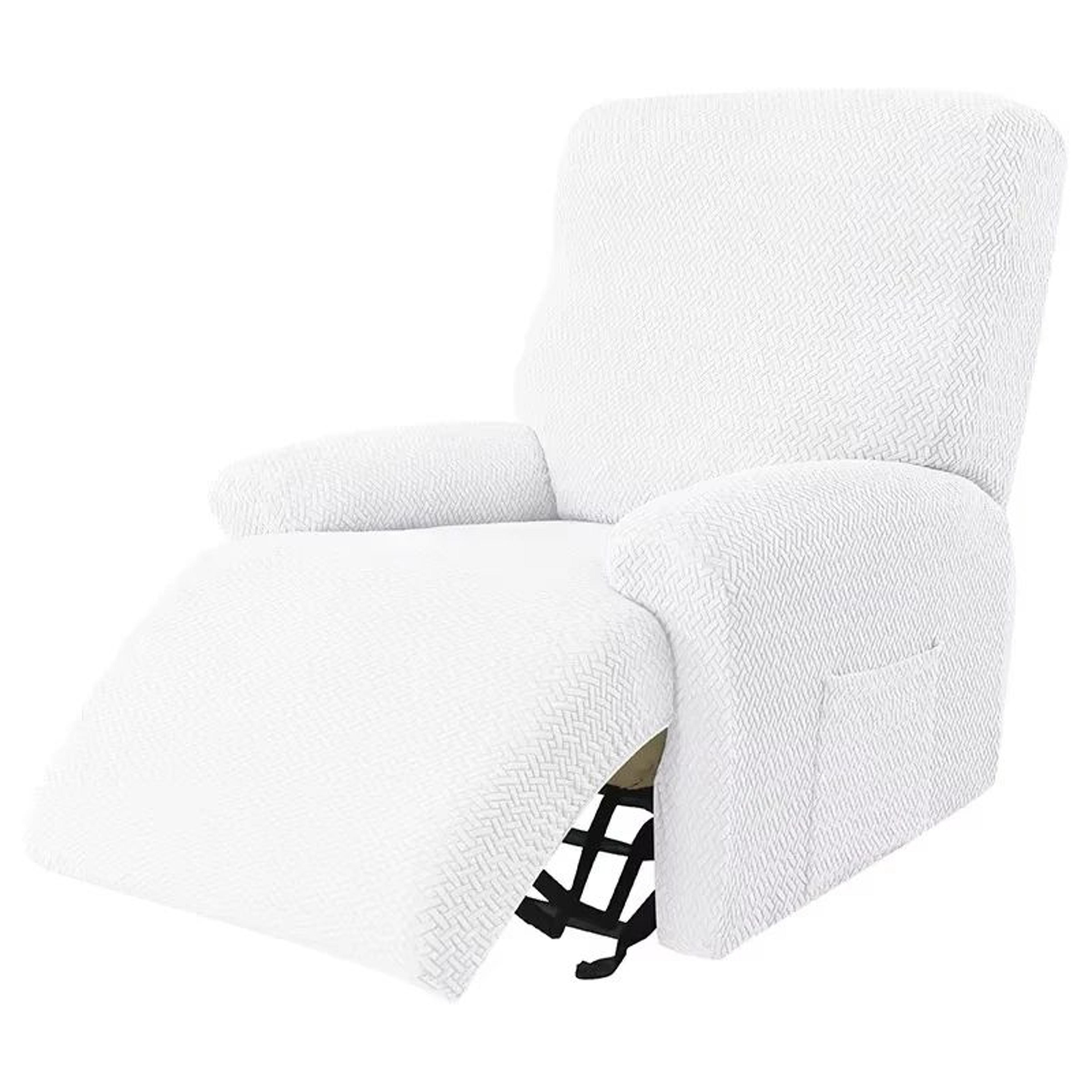 Stretch Jacquard Knitted Recliner Sofa Cover 15