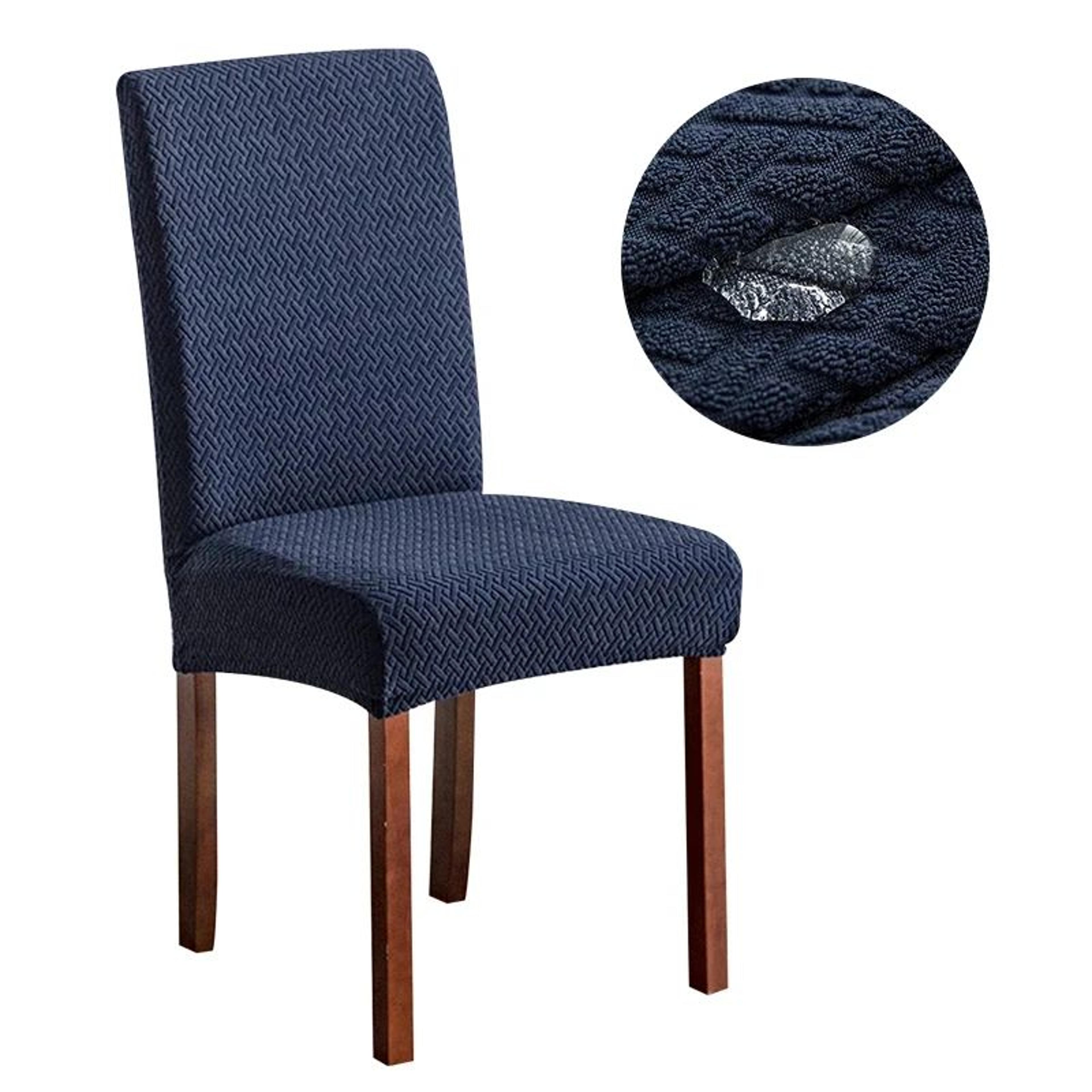 Waterproof Stretch Jacquard Dining Chair Cover 14