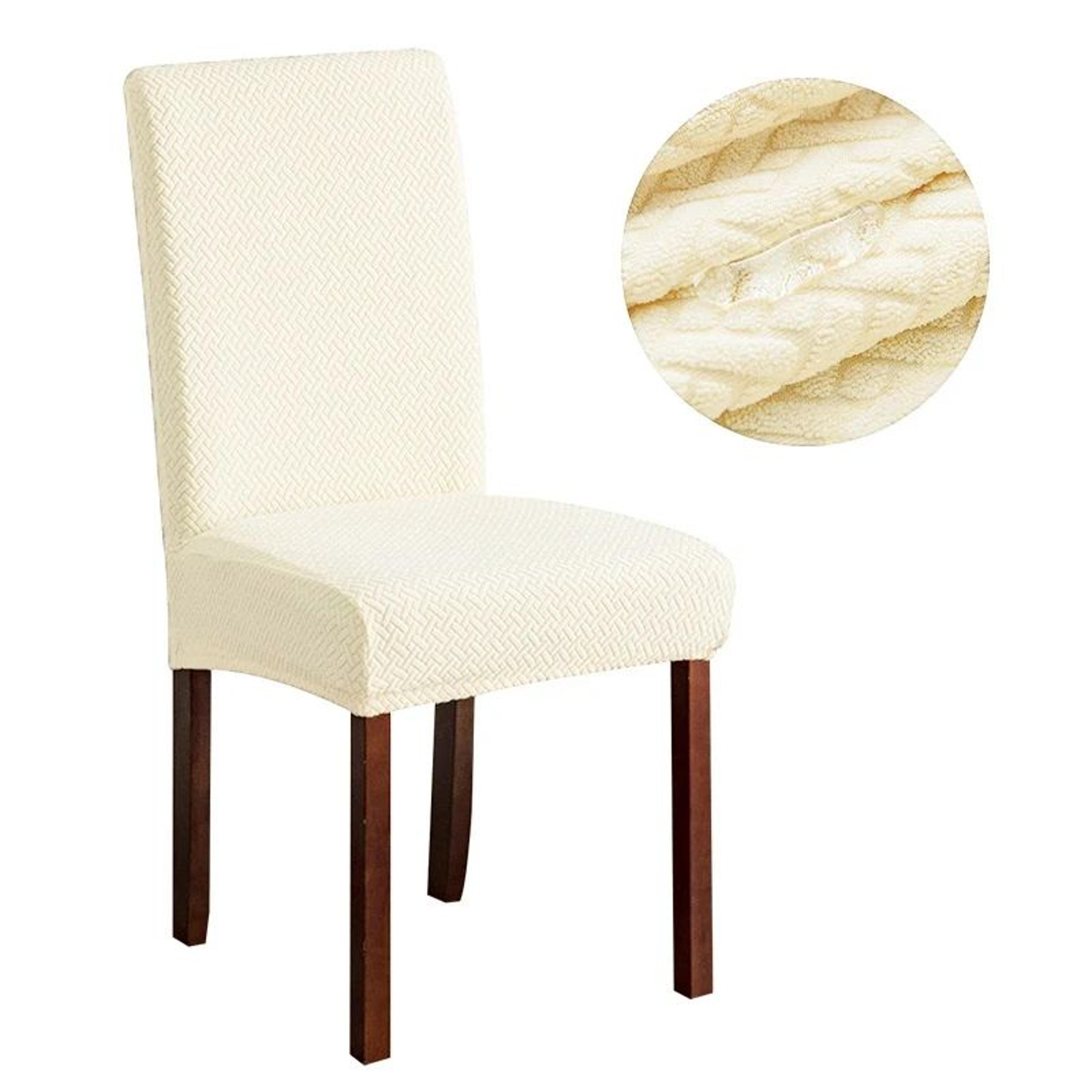 Waterproof Stretch Jacquard Dining Chair Cover 10