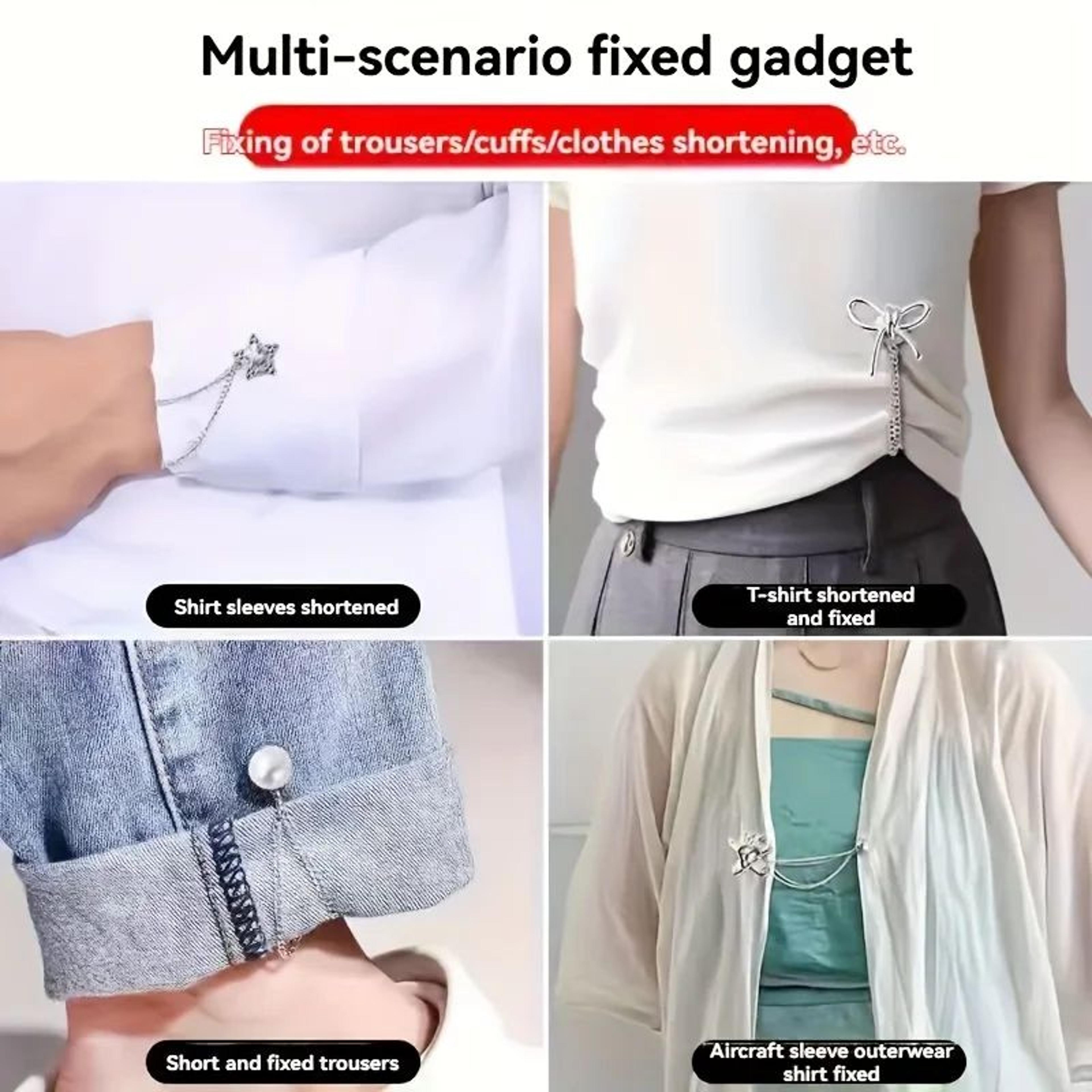 6 Piece Invisible Pants Leg Fastener Buckle Set 5