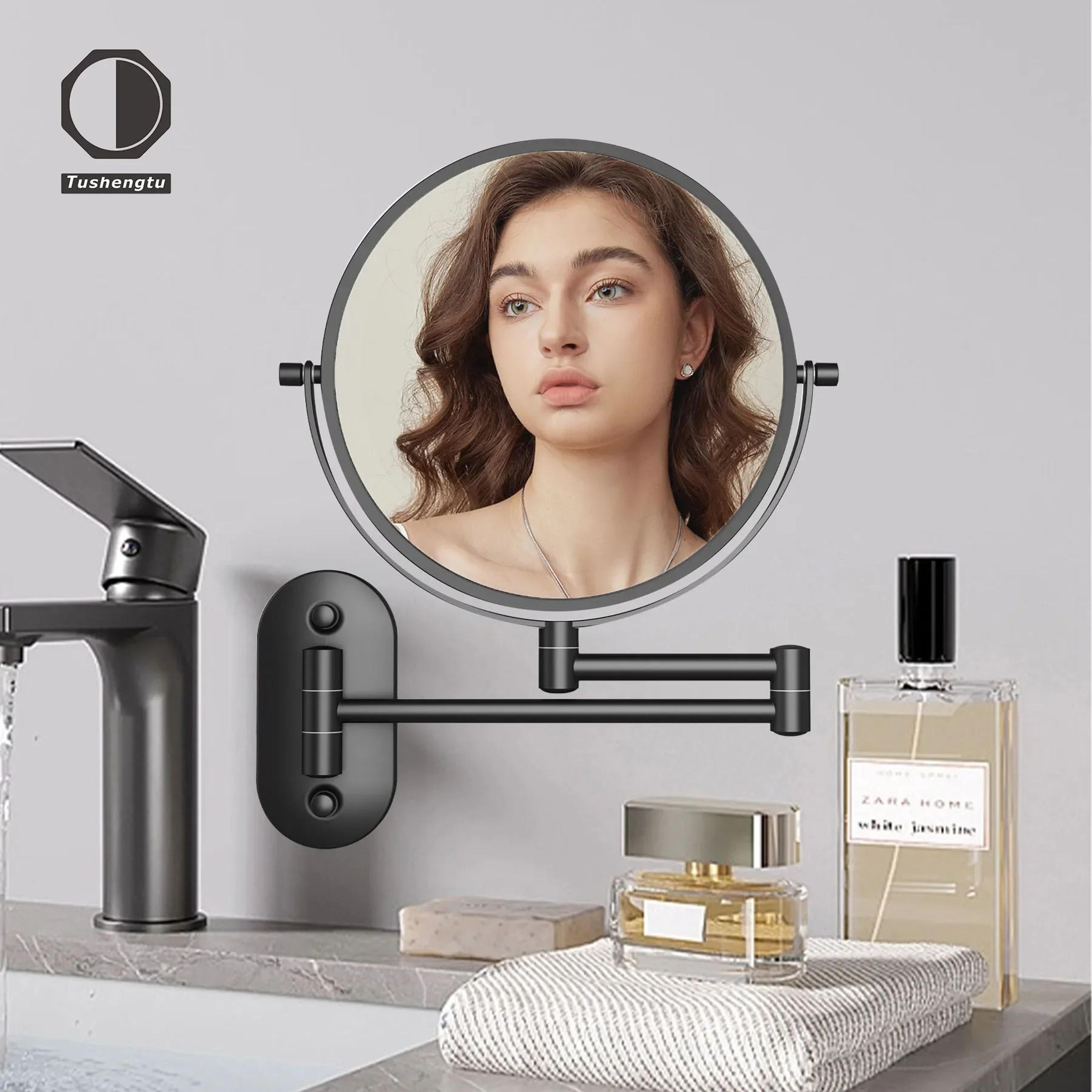 8 Inch Wall Mounted Swivel Makeup Mirror With 10X Magnification 4