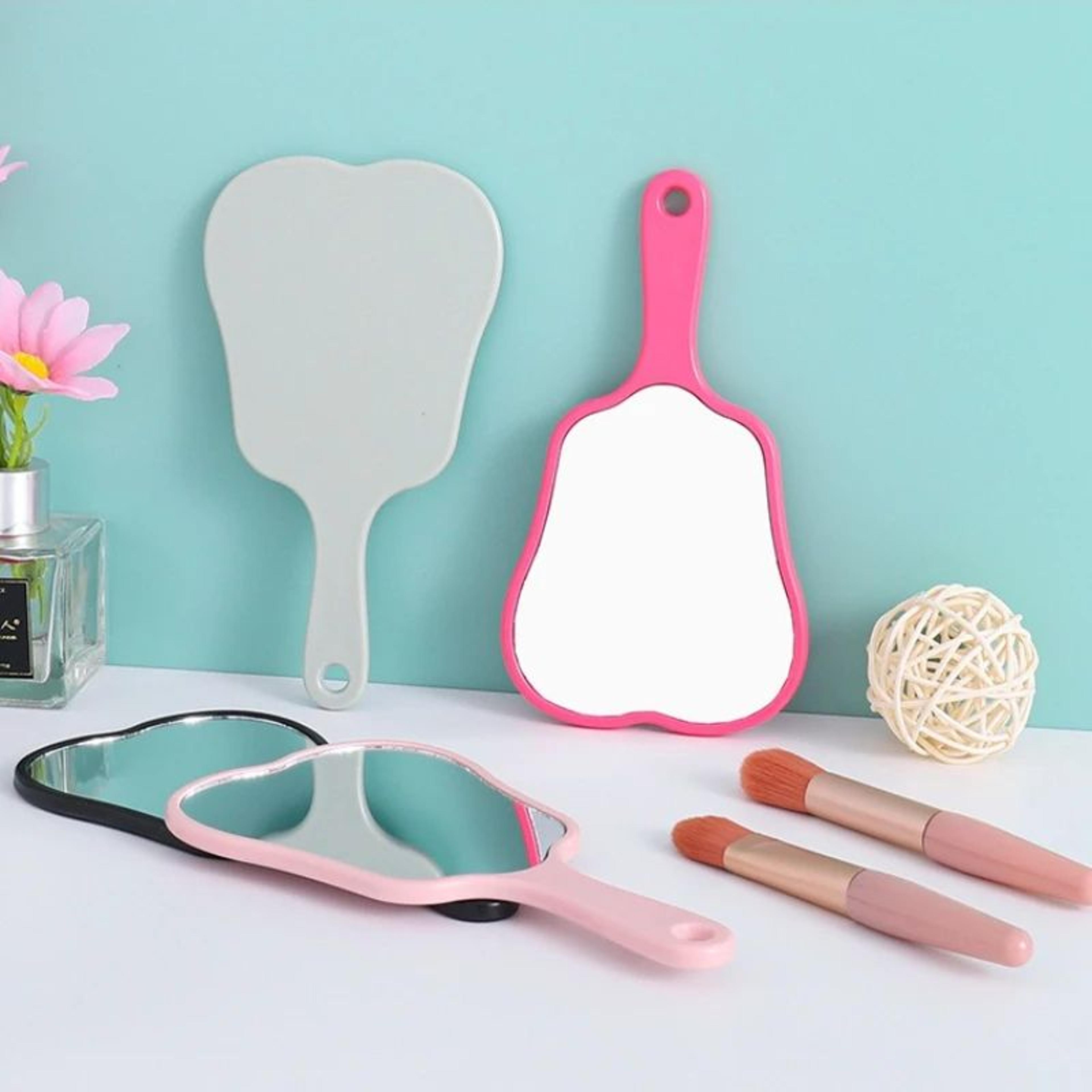Lightweight Tooth Shaped Handheld Makeup Mirror 1