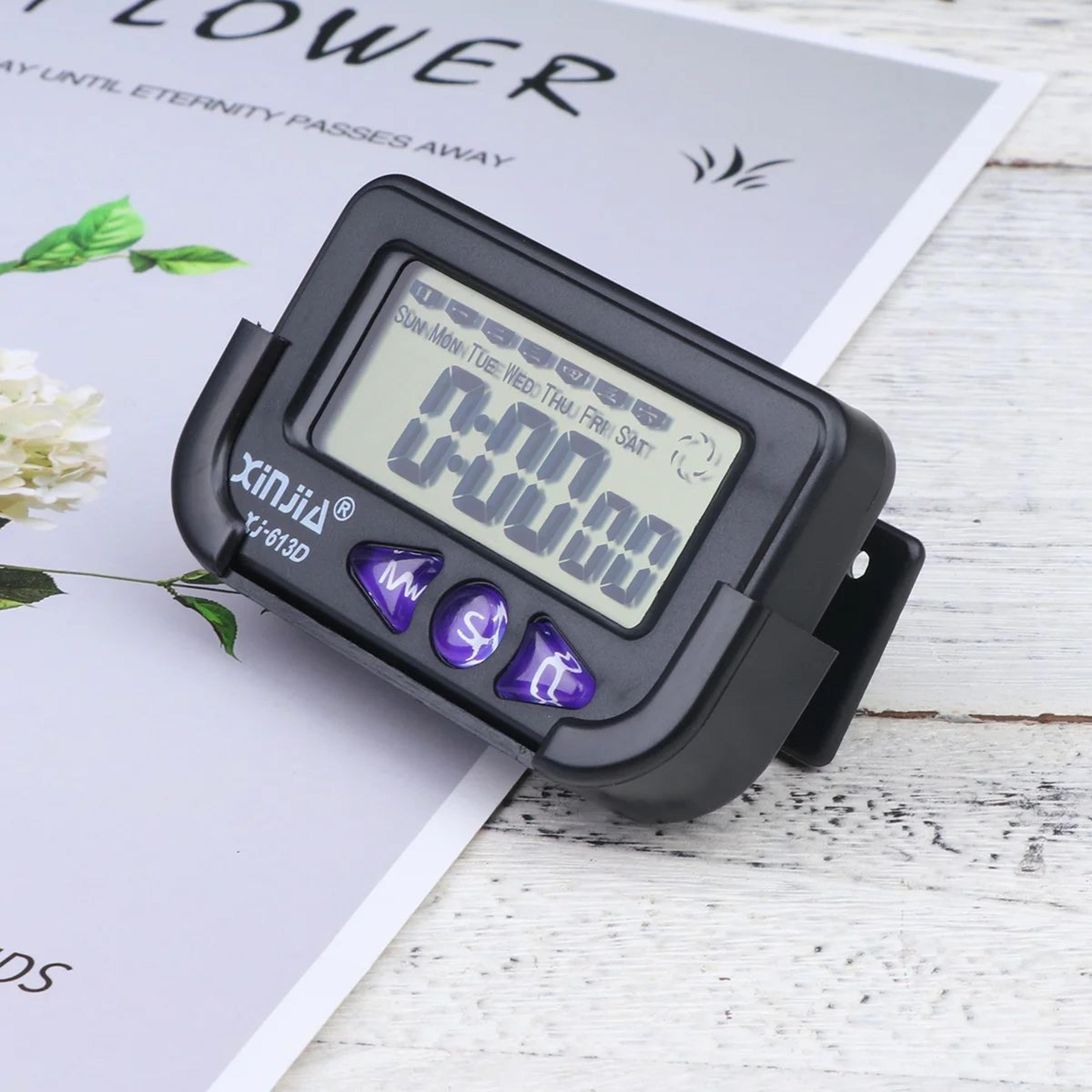 car lcd digital clock with seconds display