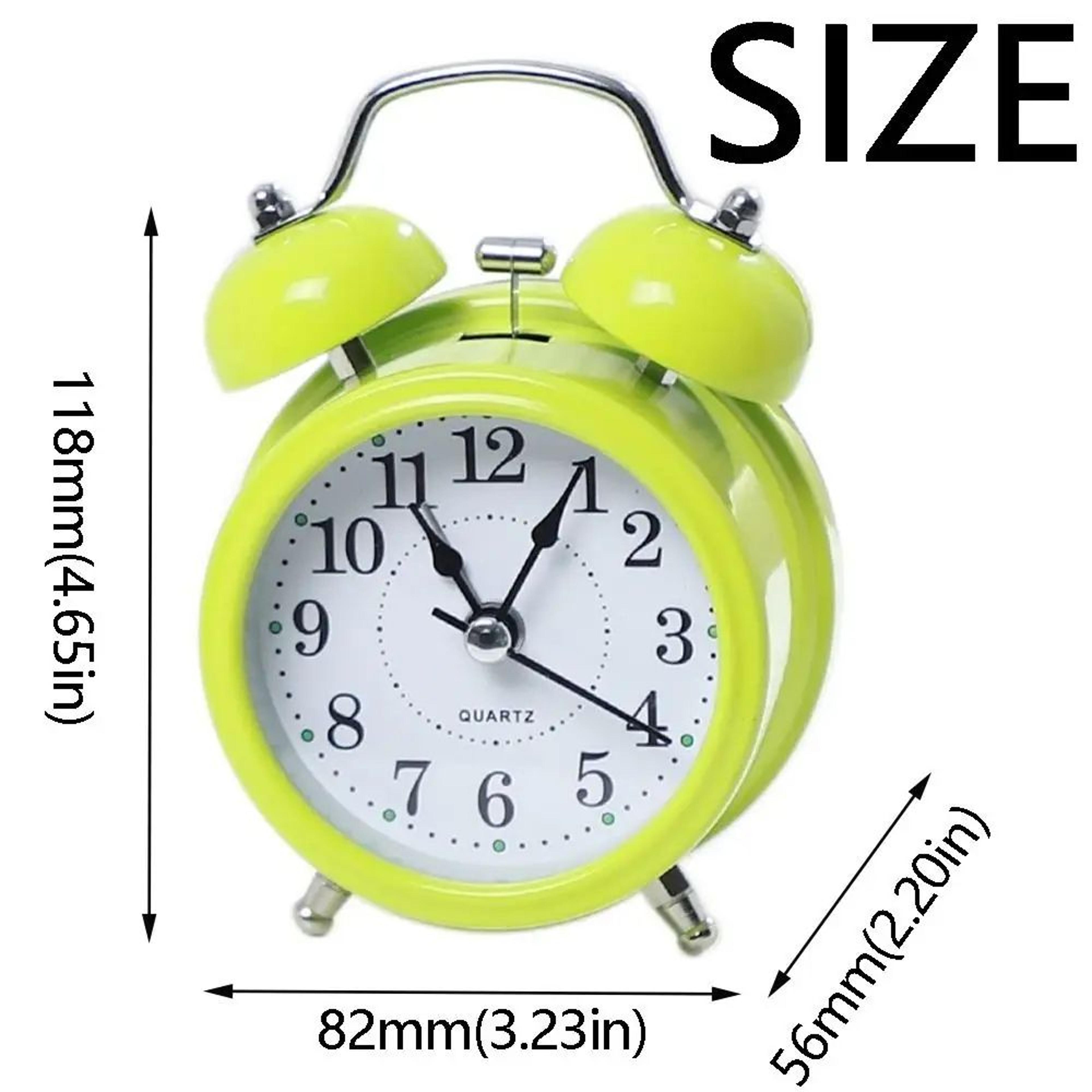 Vintage 3 Inch Double Bell Super Loud Alarm Clock 5