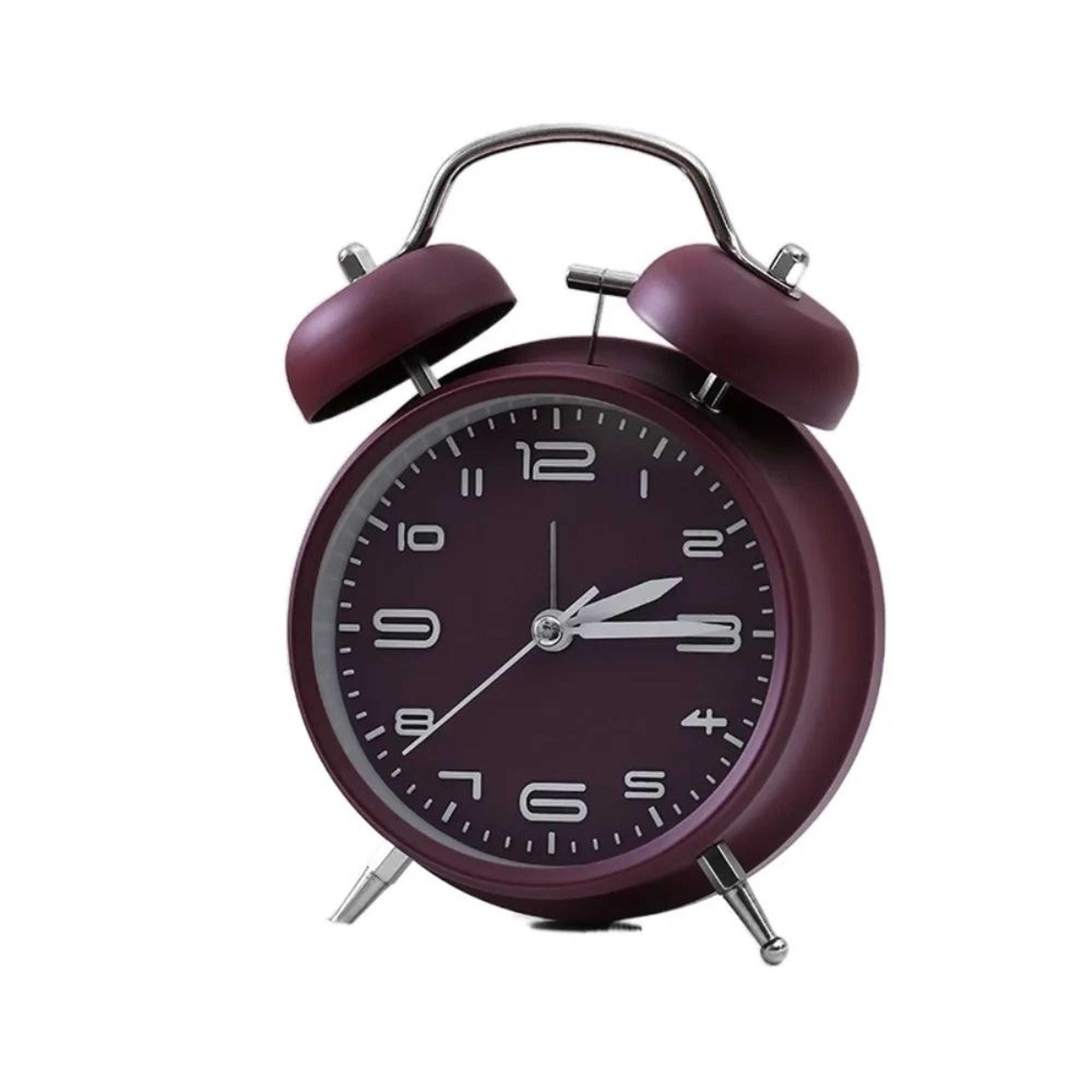 Retro Twin Bell Loud Alarm Clock With Luminous Silent Design 10