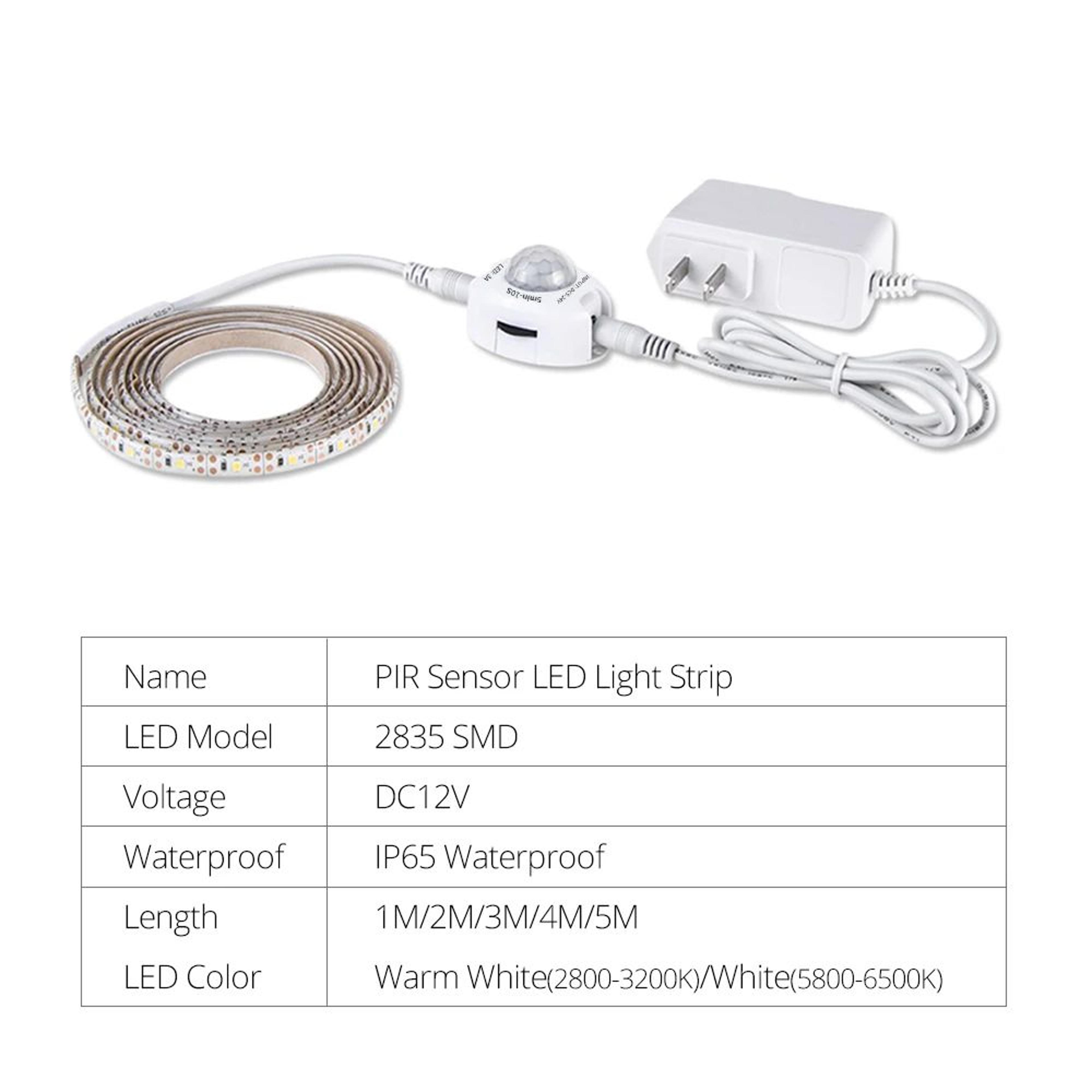 Motion Sensor LED Strip Light For Under Cabinet And Cupboard 4