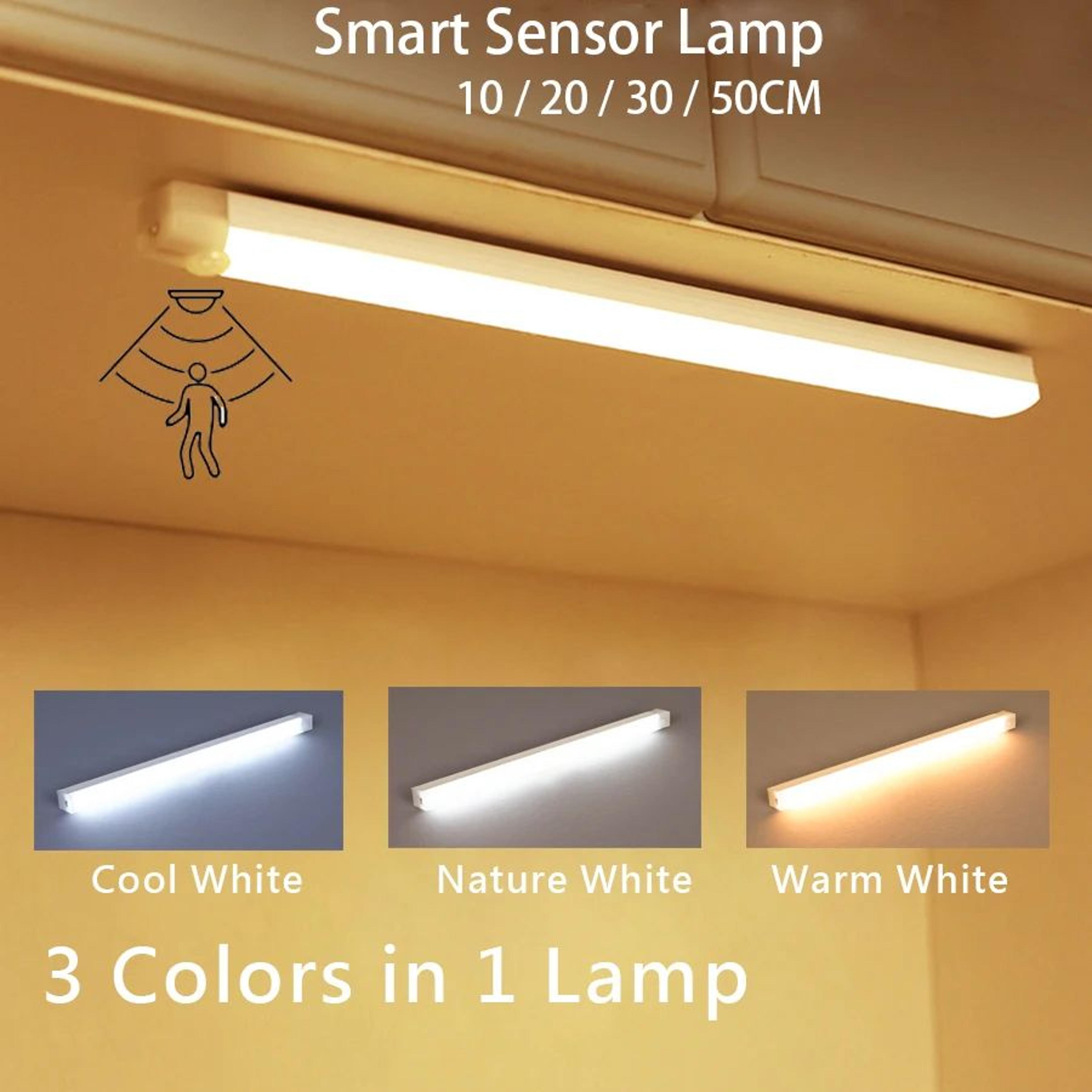 rechargeable motion sensor led bar light for cabinet and staircase