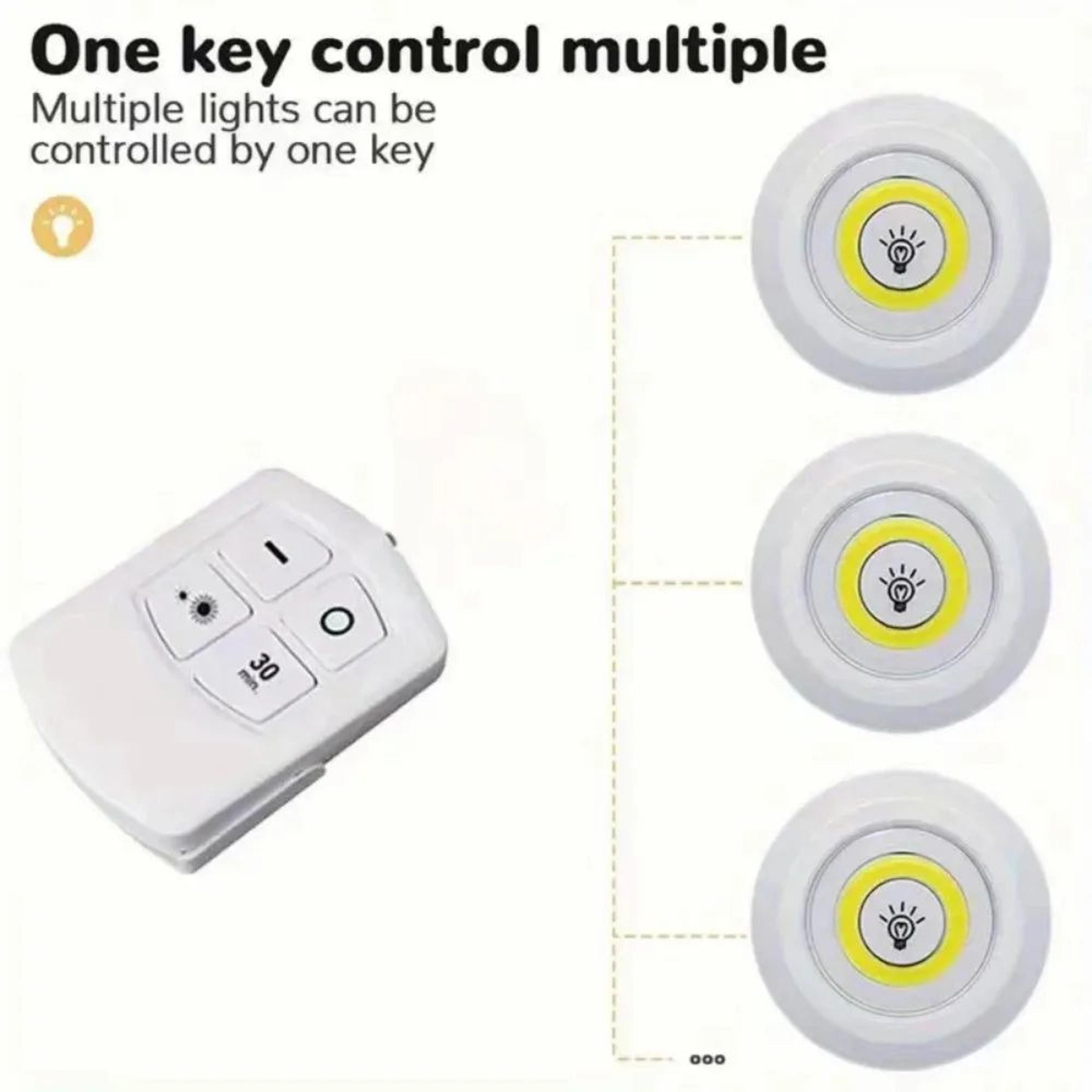 LED Under Cabinet Light With Remote Control For Closet And Wardrobe 3